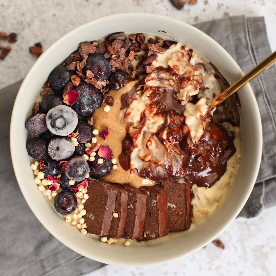 Vanilla Chocolate Brownie Oats
