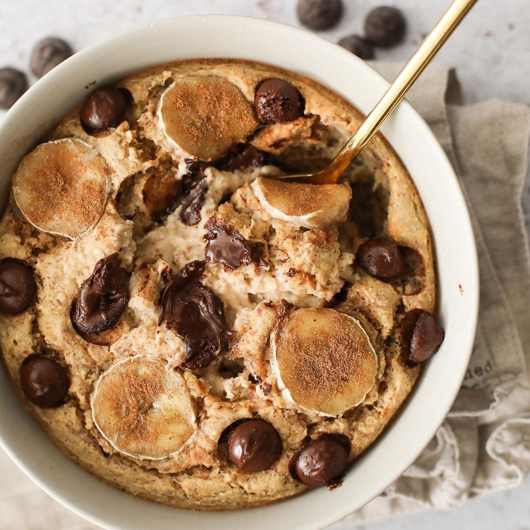 Banana Bread Baked Oats