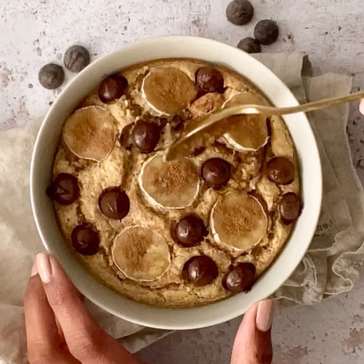 Banana Bread Baked Oats
