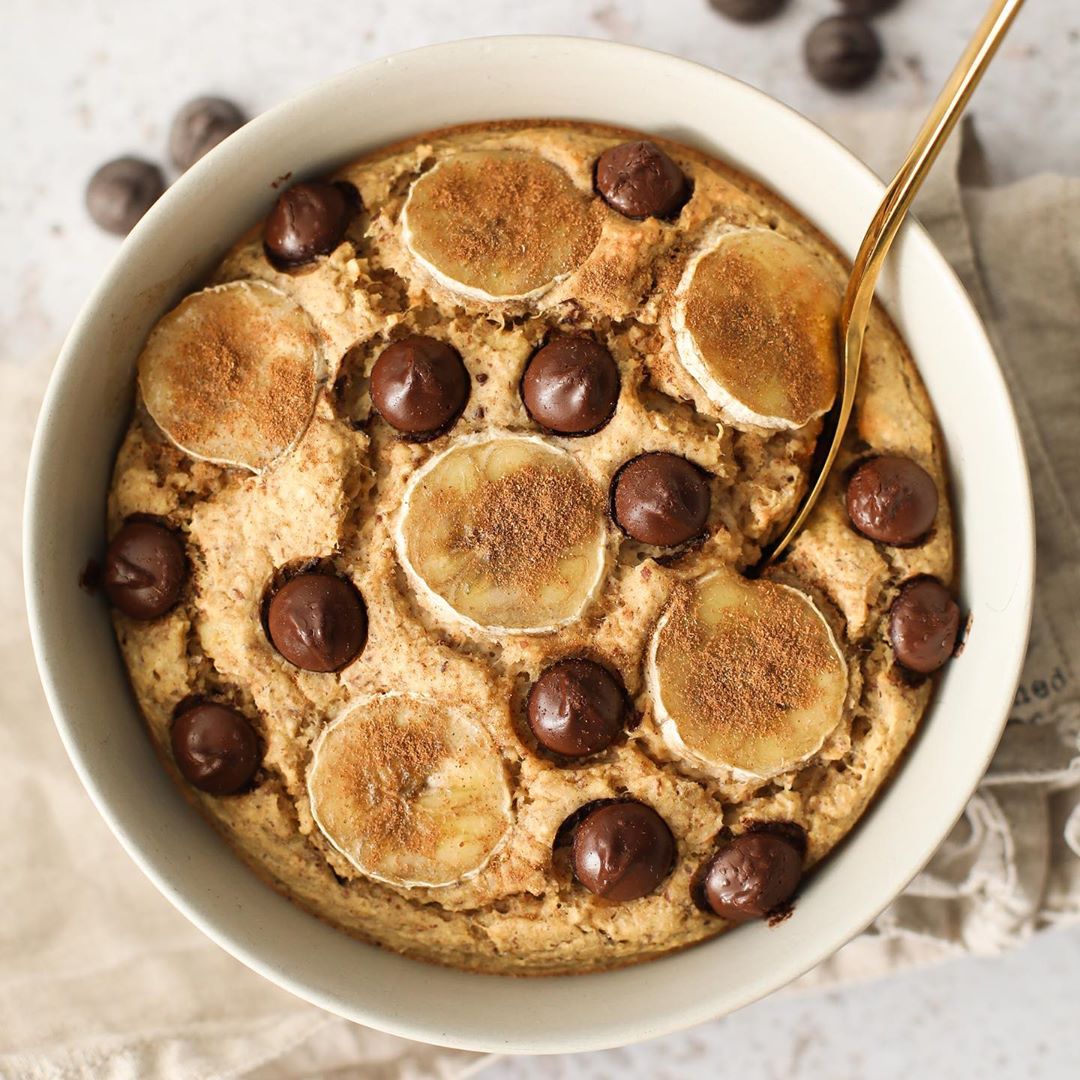 Banana Bread Baked Oats