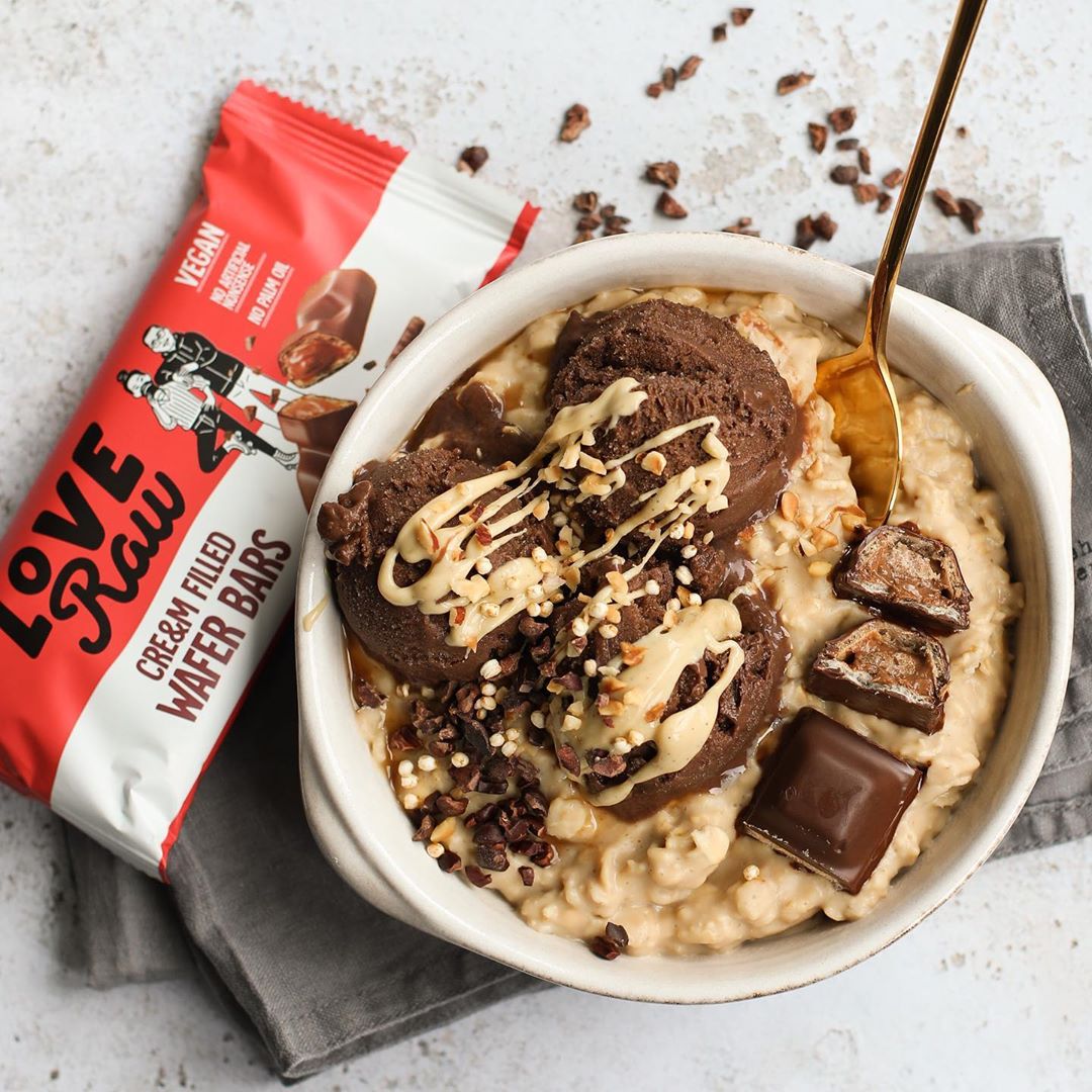 Chocolate Hazelnut Latte Nicecream Oats