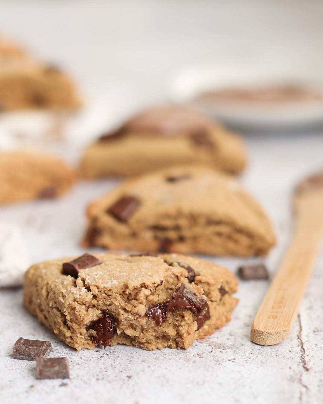 Espresso Chocolate Chip Healthy Scones