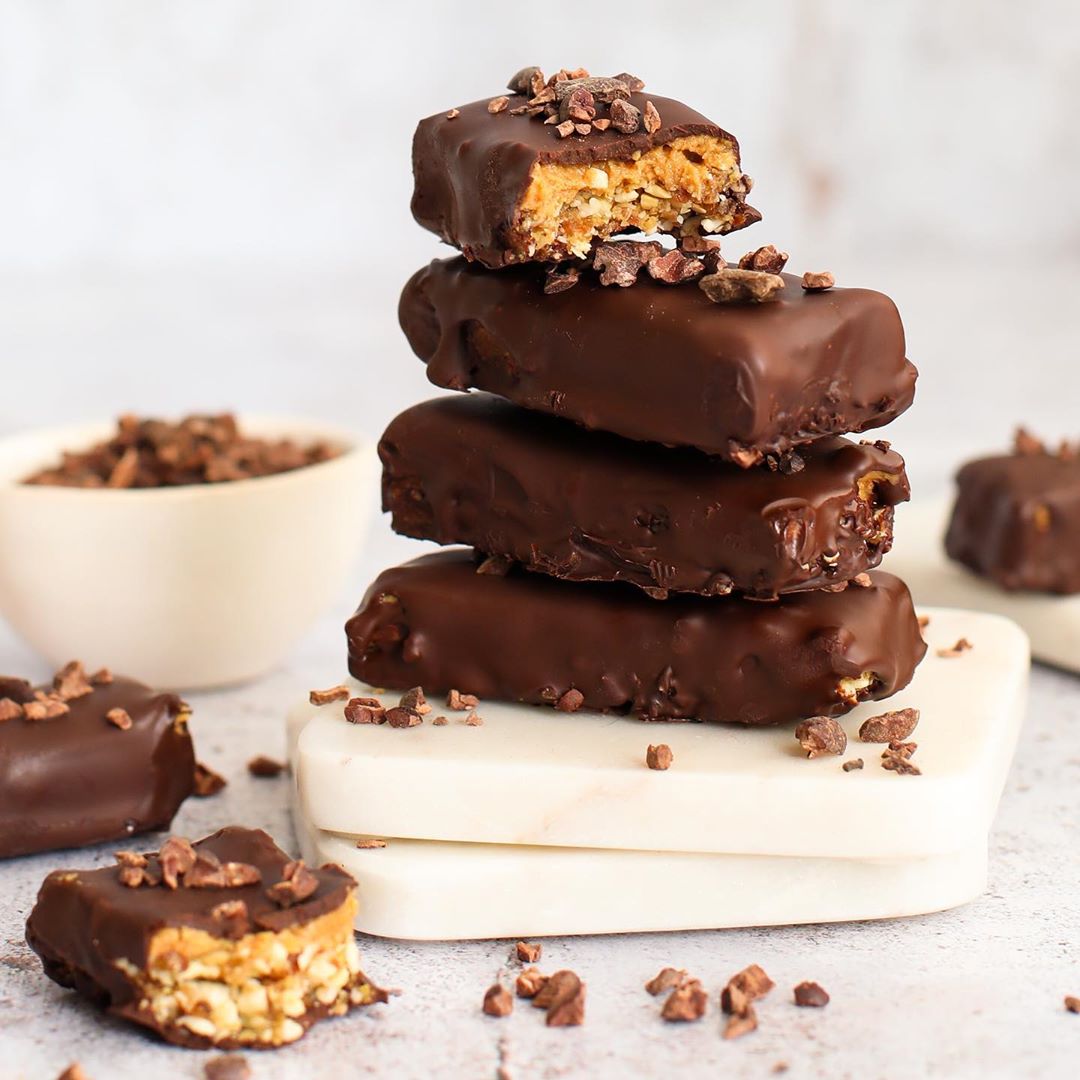 Chocolate and Peanut Butter Bars