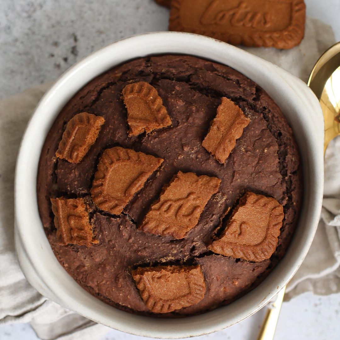 Biscoff and Chocolate Baked Oats