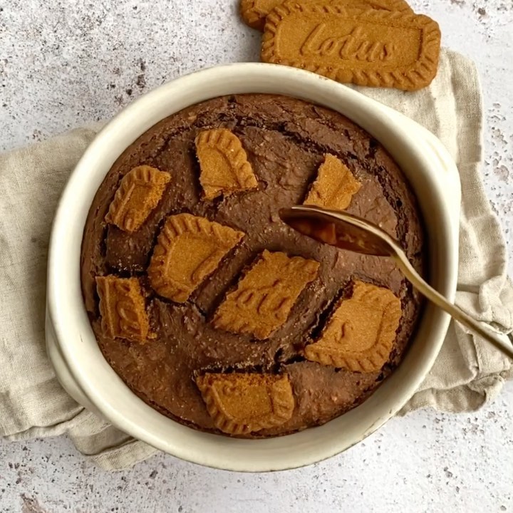 Biscoff and Chocolate Baked Oats