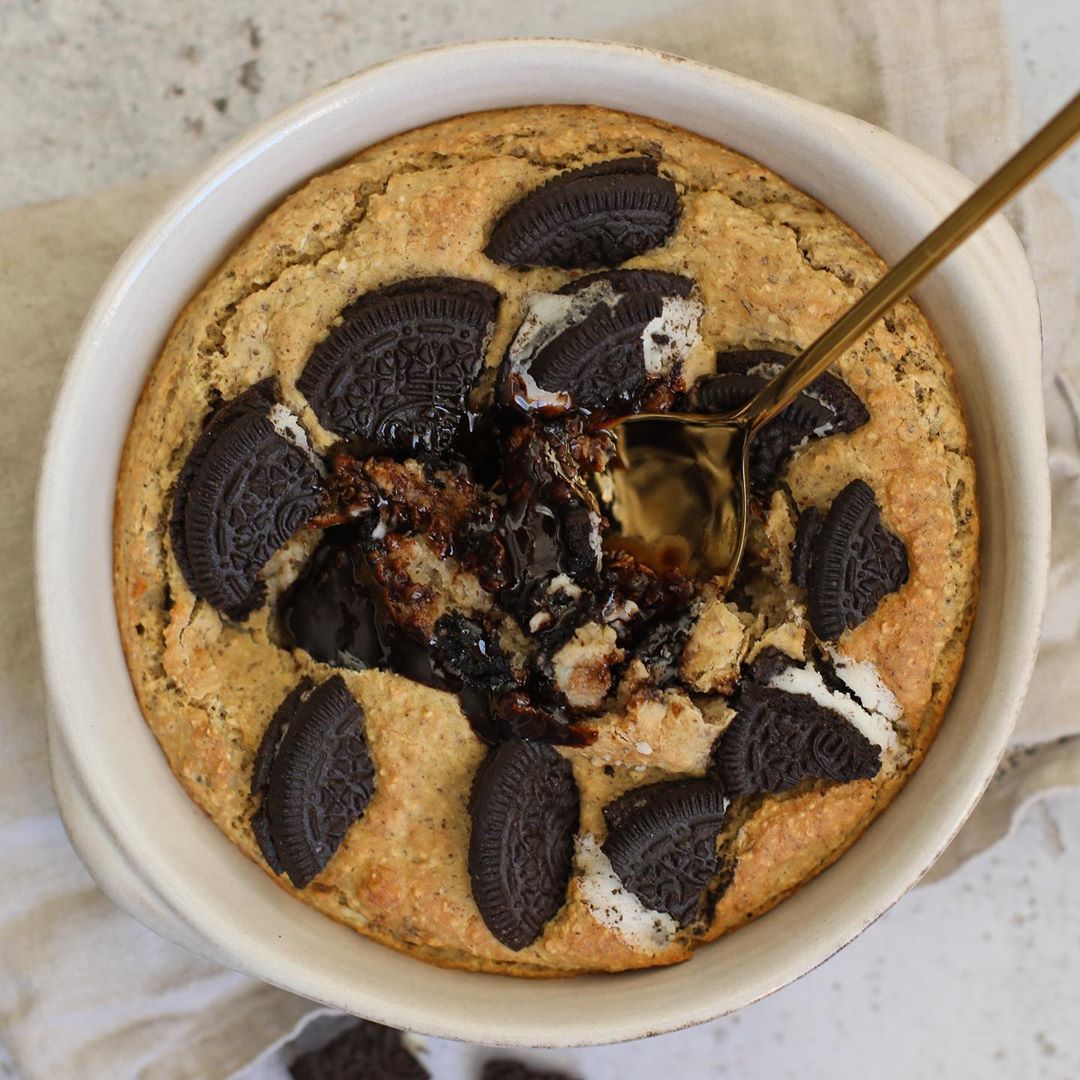 Oreo Baked Oats Breakfast