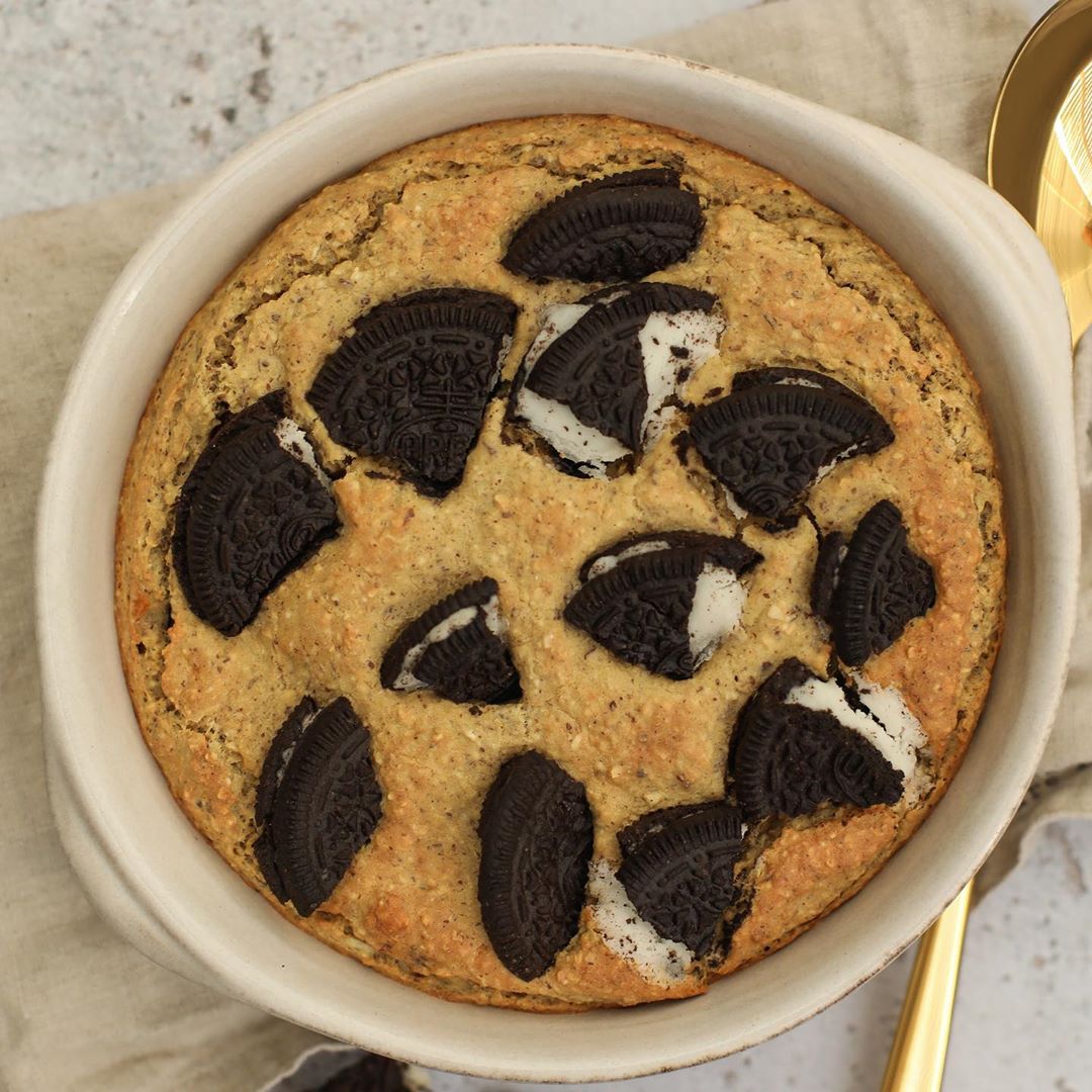 Oreo Baked Oats Breakfast