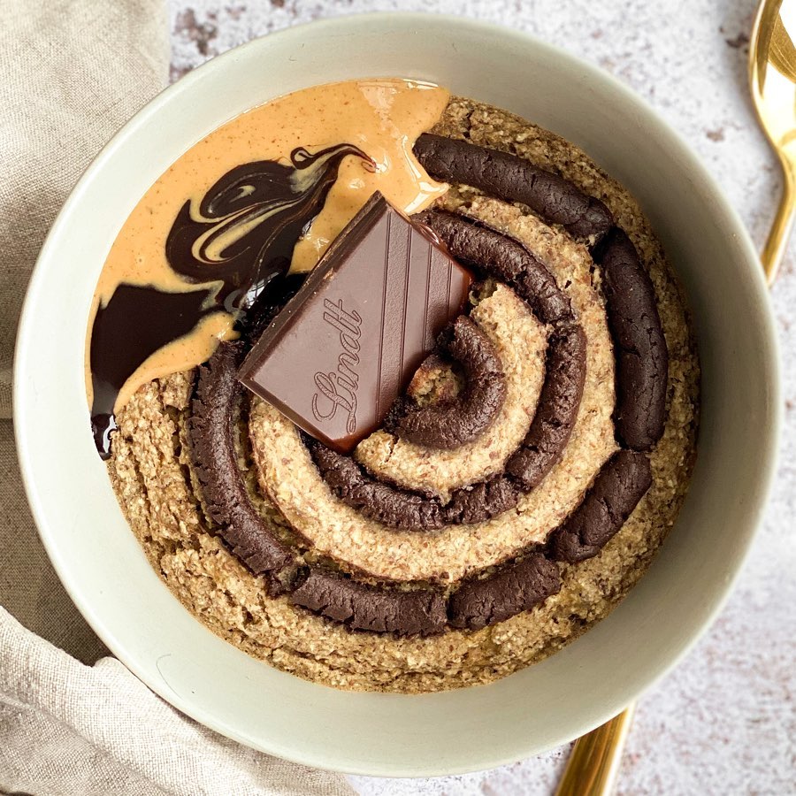 Cinnamon Whirl Baked Oats