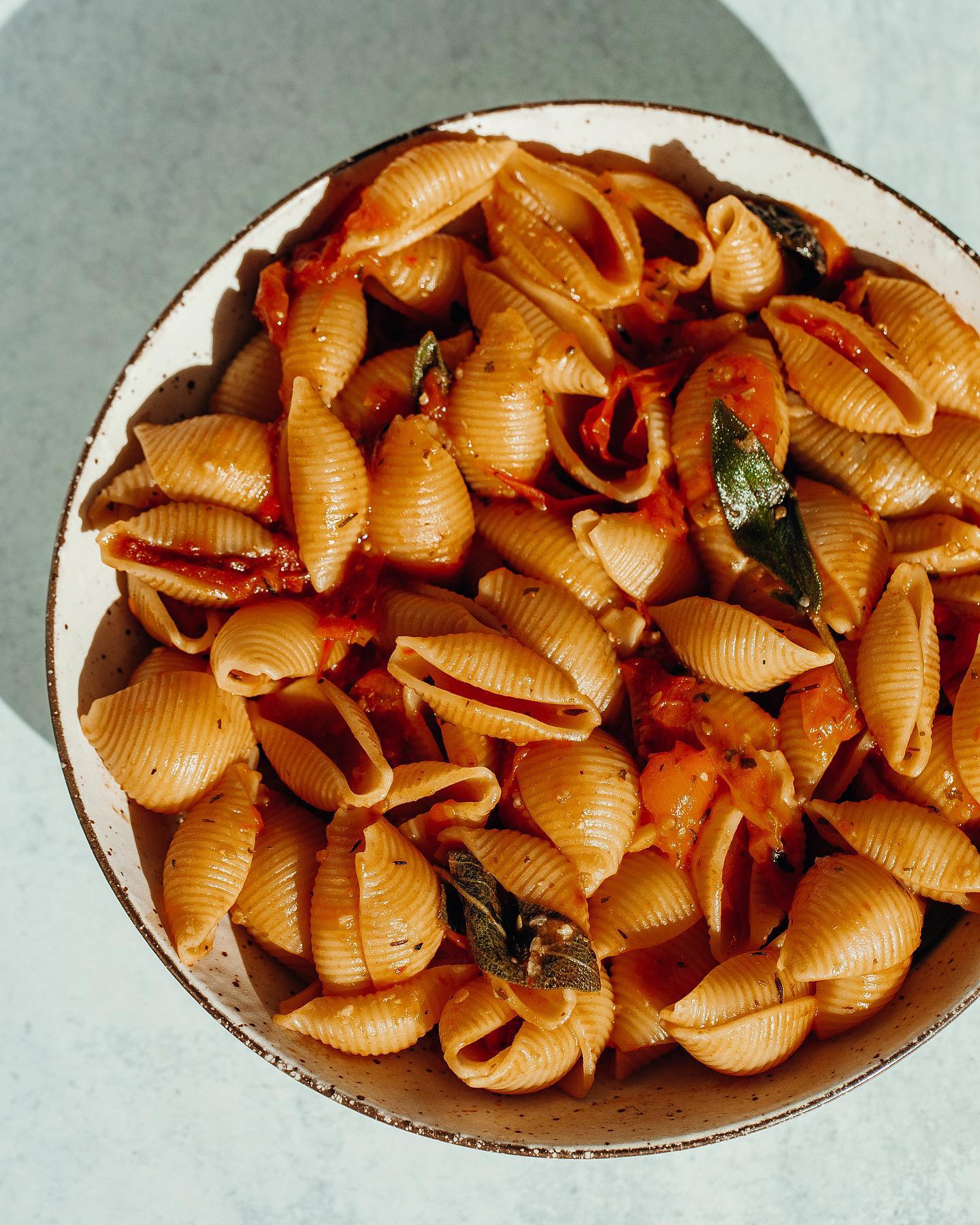 Vegan Garlic Butter & Sage Shell Pasta