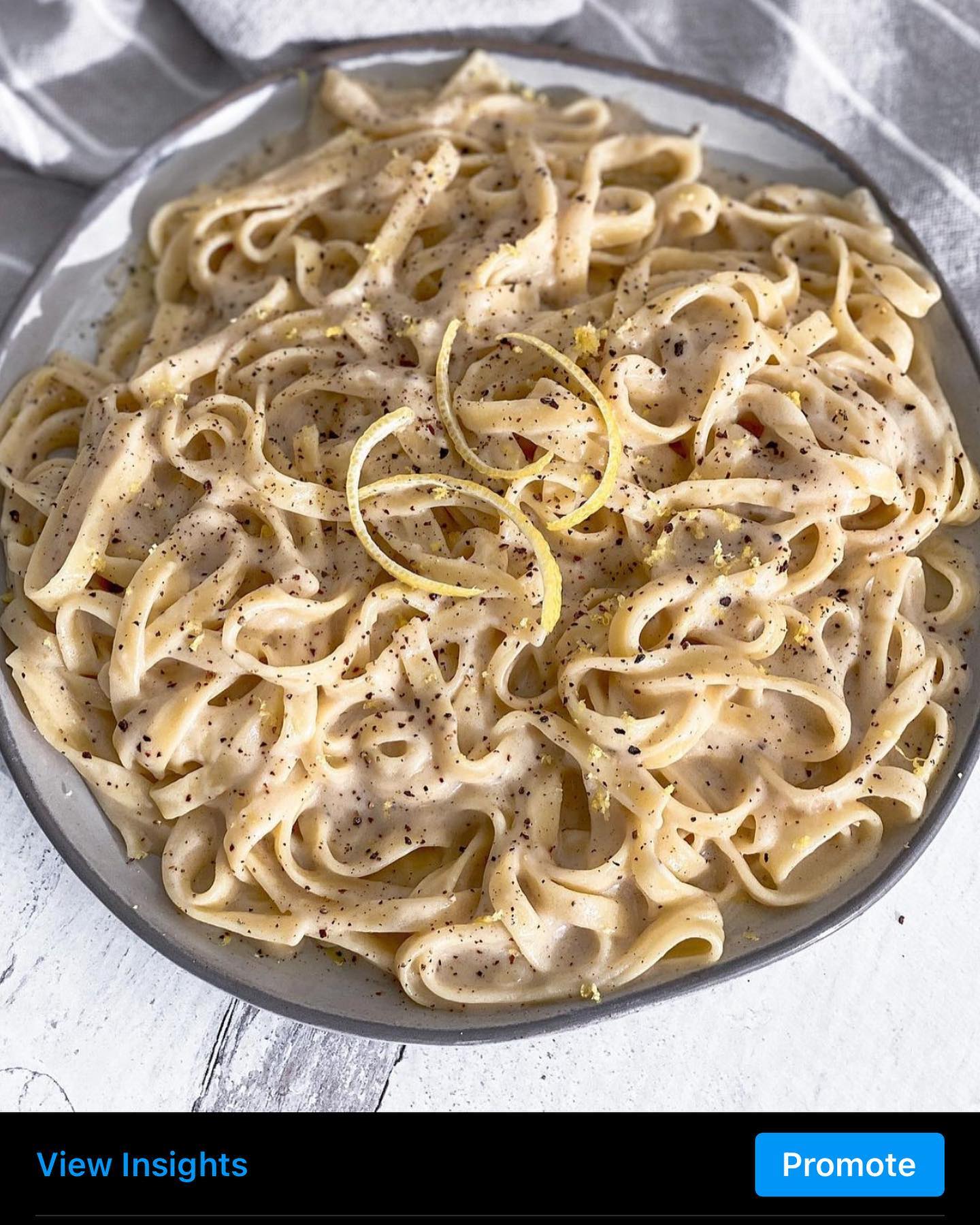 Lemon Béchamel Pasta