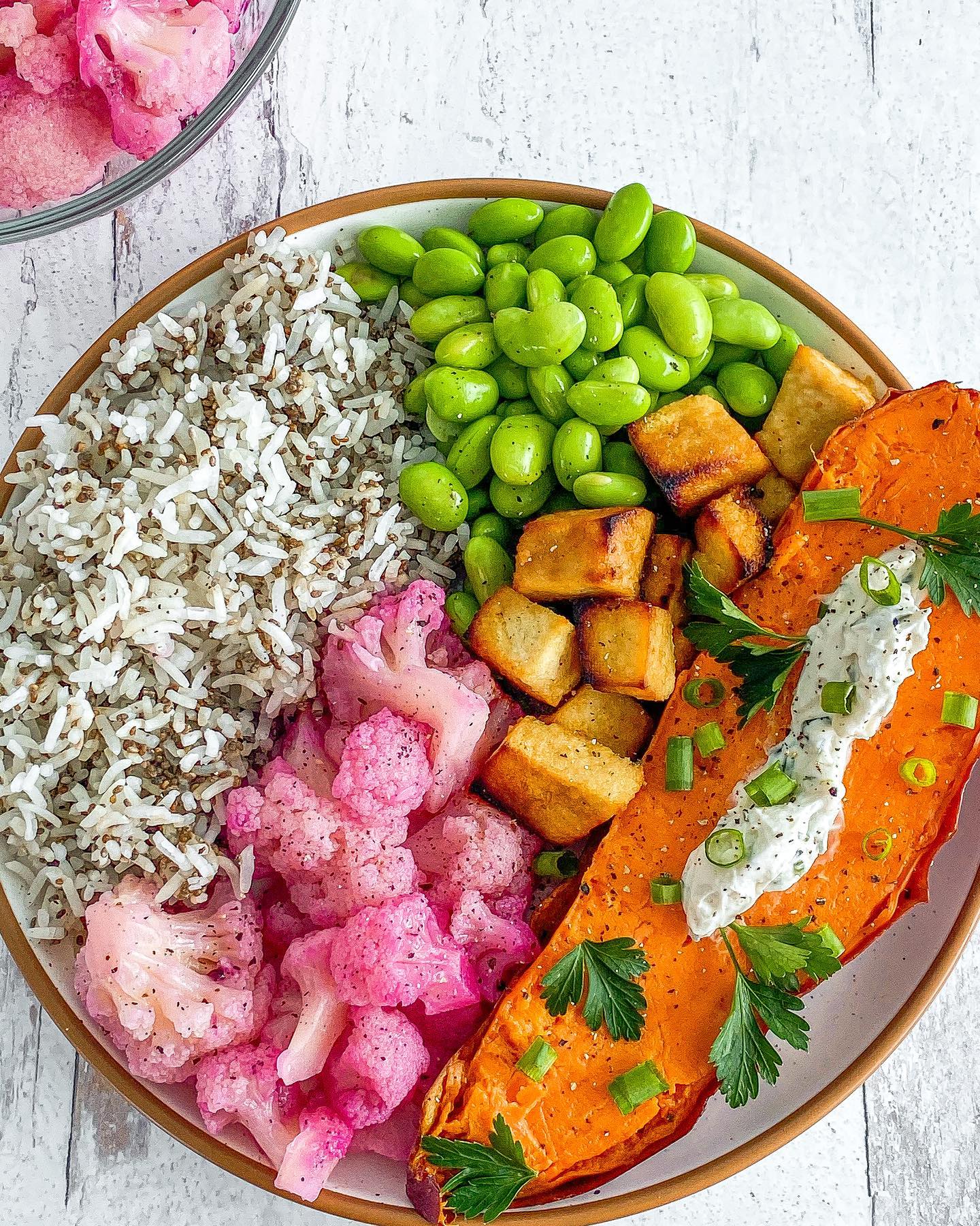 Protein-Packed Pitaya Cauliflower Buddha Bowl