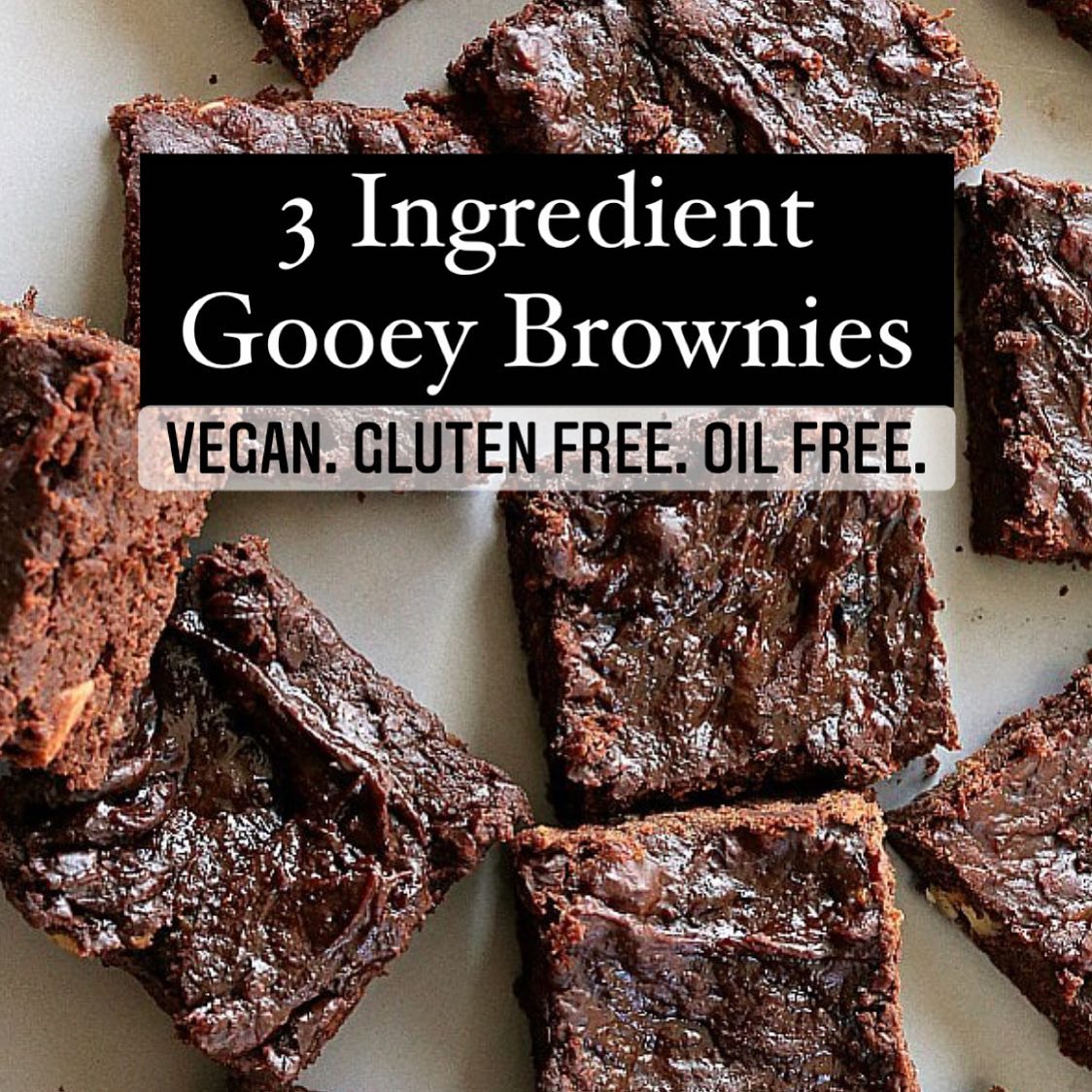 Three-Ingredient Gooey Brownies