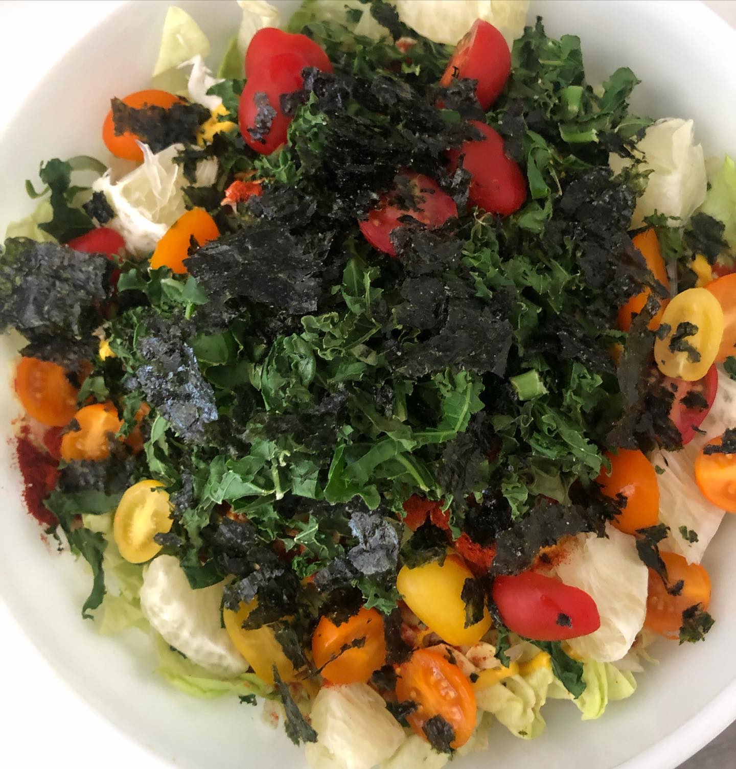 Nutrient-Dense Vegan Salad with Tahini Dressing