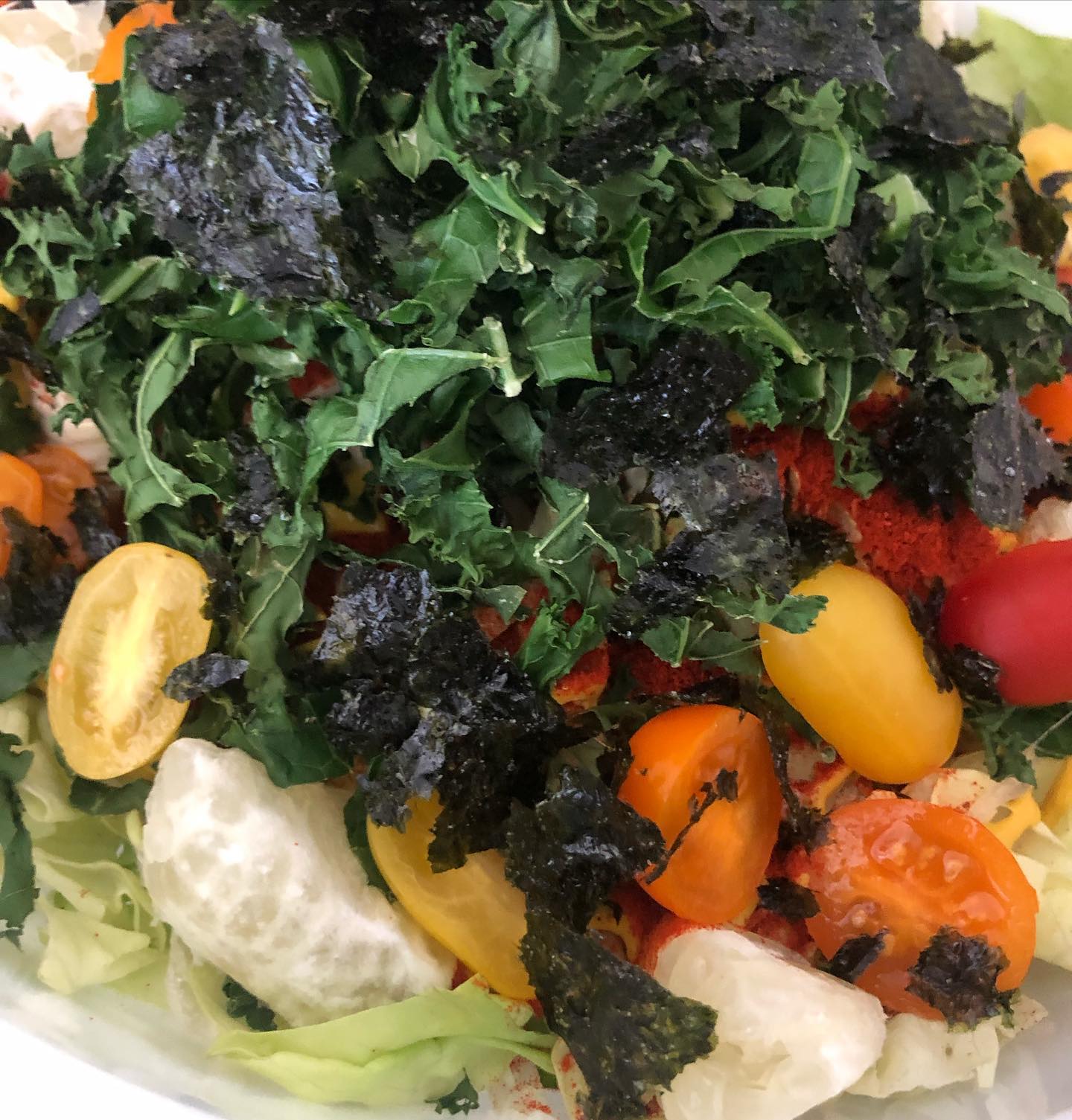 Nutrient-Dense Vegan Salad with Tahini Dressing