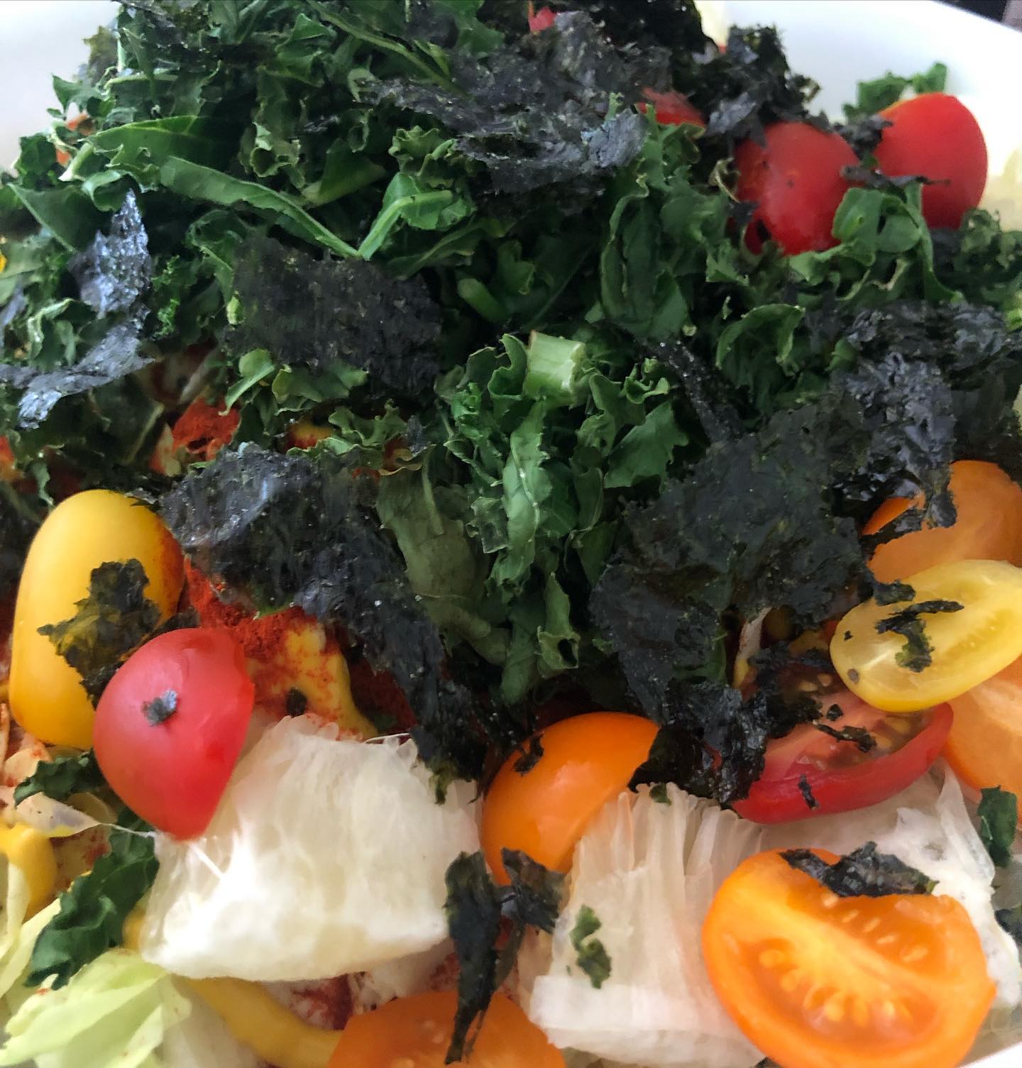 Nutrient-Dense Vegan Salad with Tahini Dressing