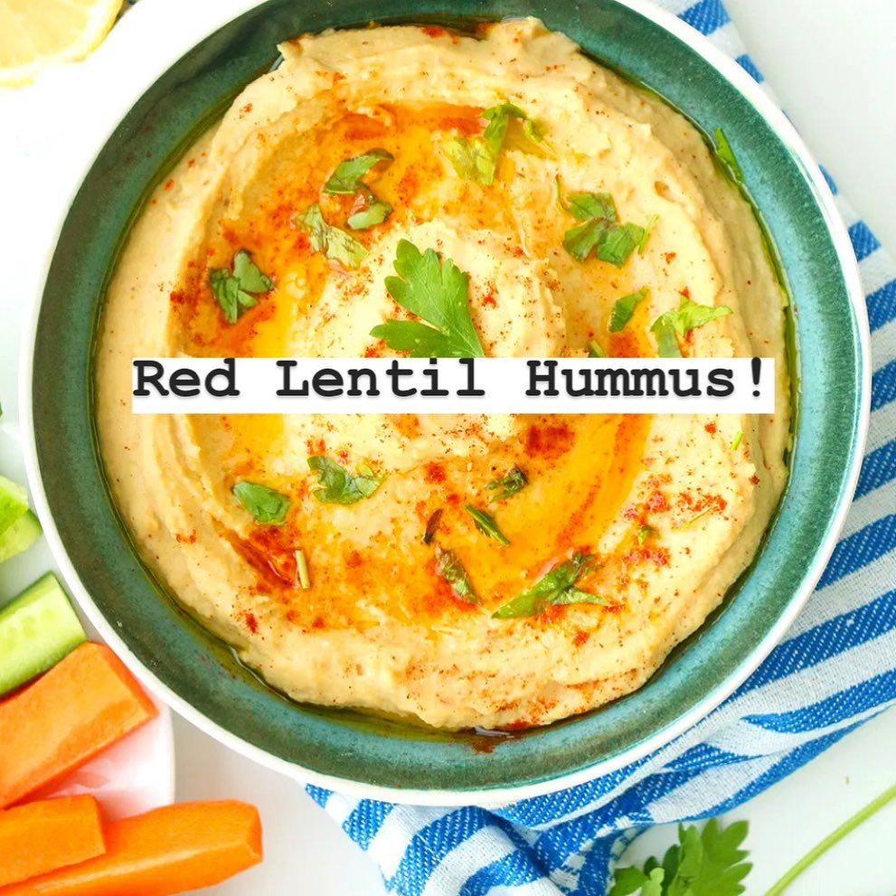 Red Lentil Hummus Dip