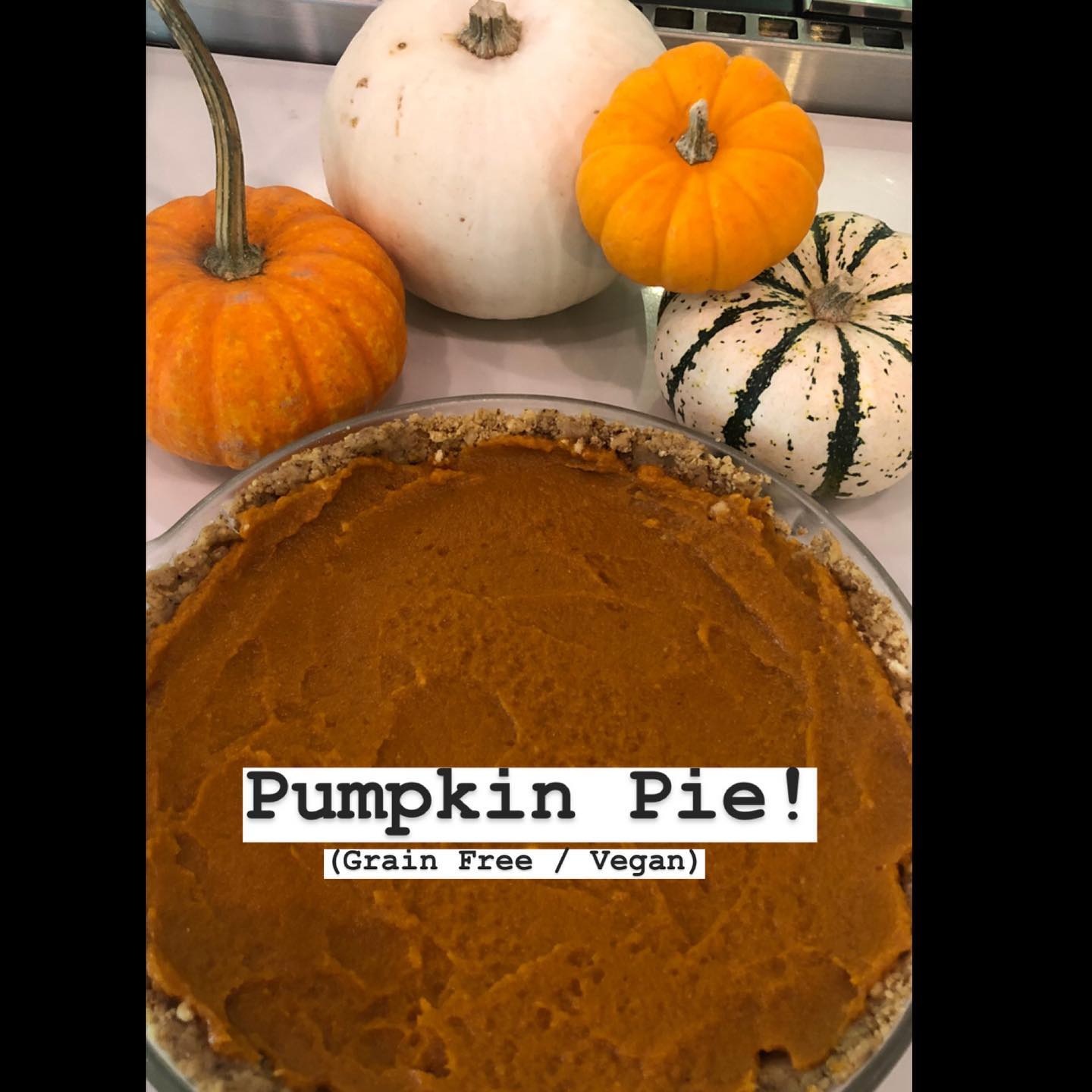 Grain-Free Vegan Pumpkin Pie