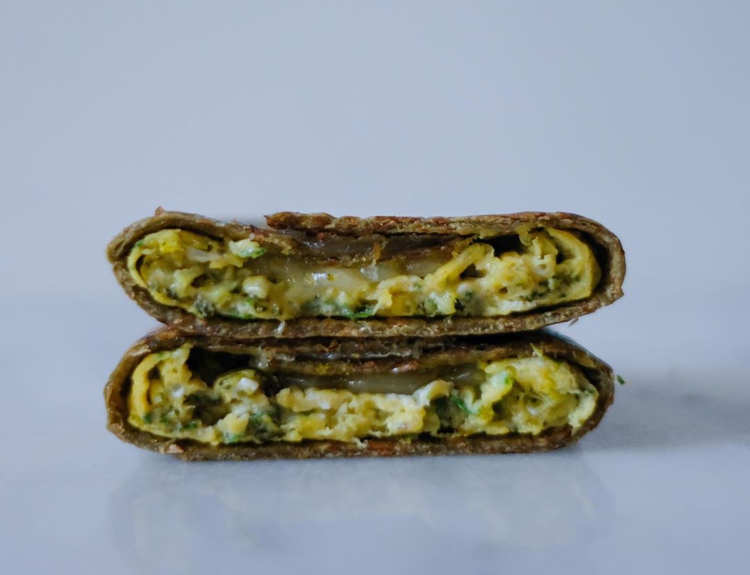 Egg and Veggie Breakfast Wrap