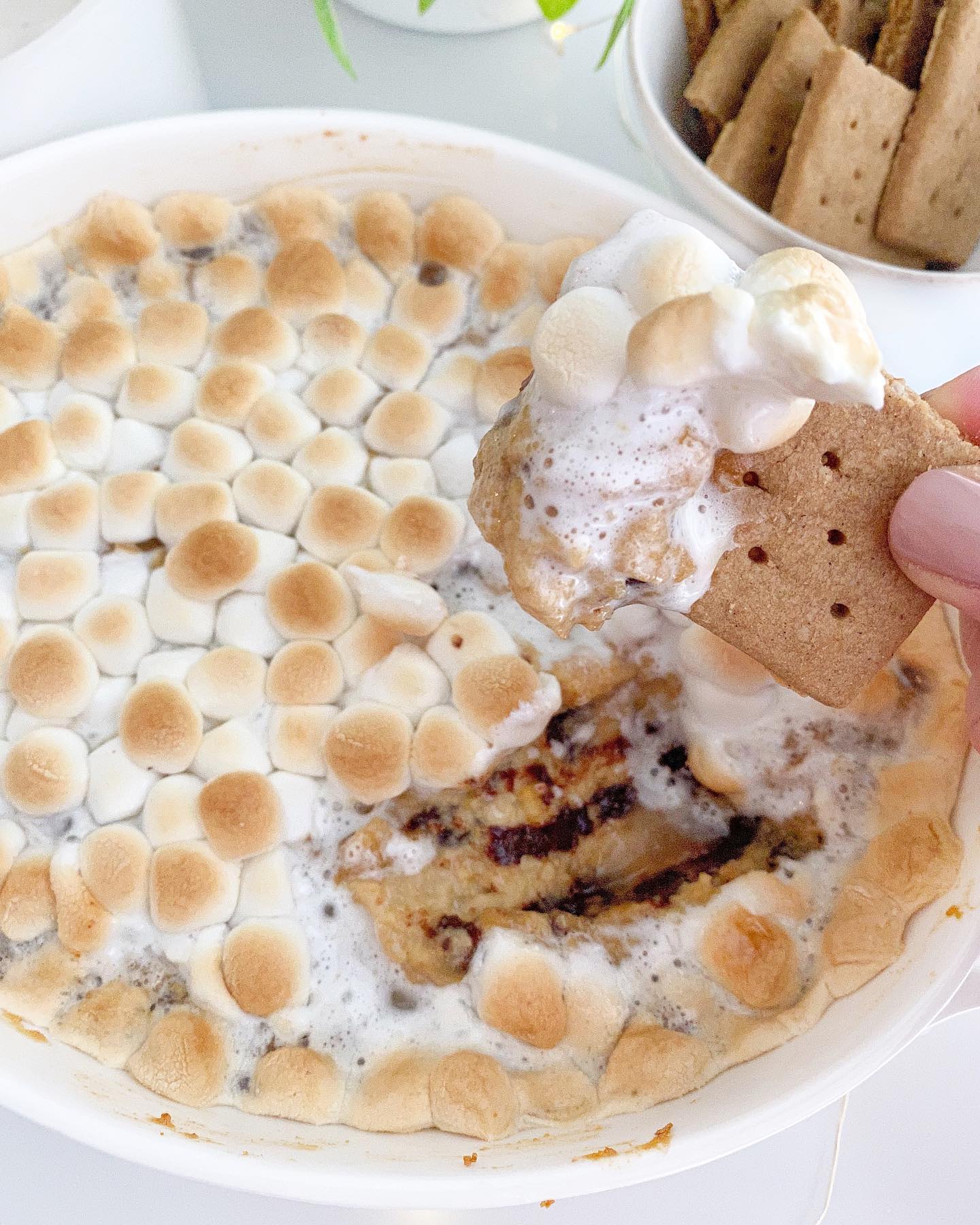 S'mores Baked Cookie Dough