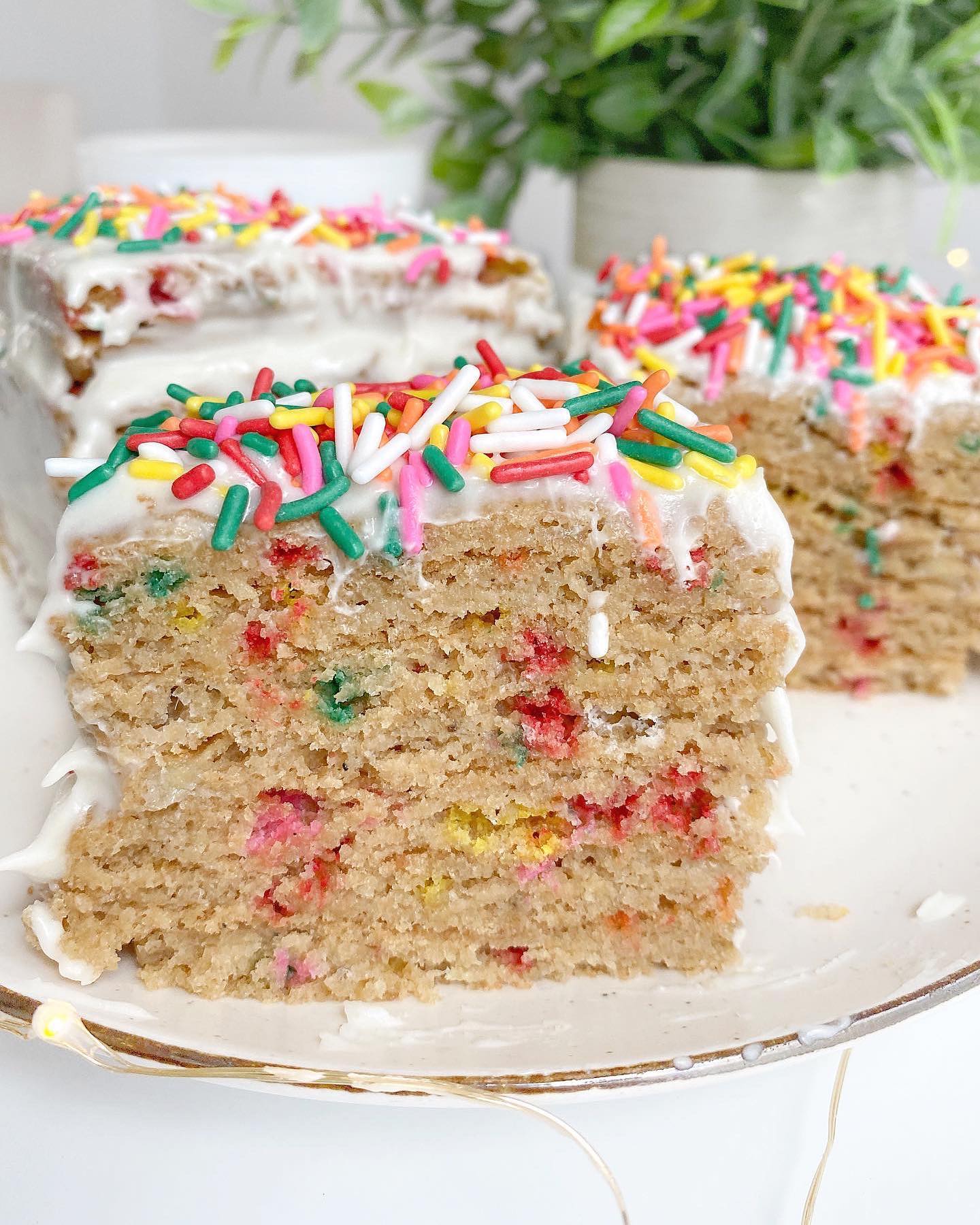 Funfetti Banana Sheet Cake