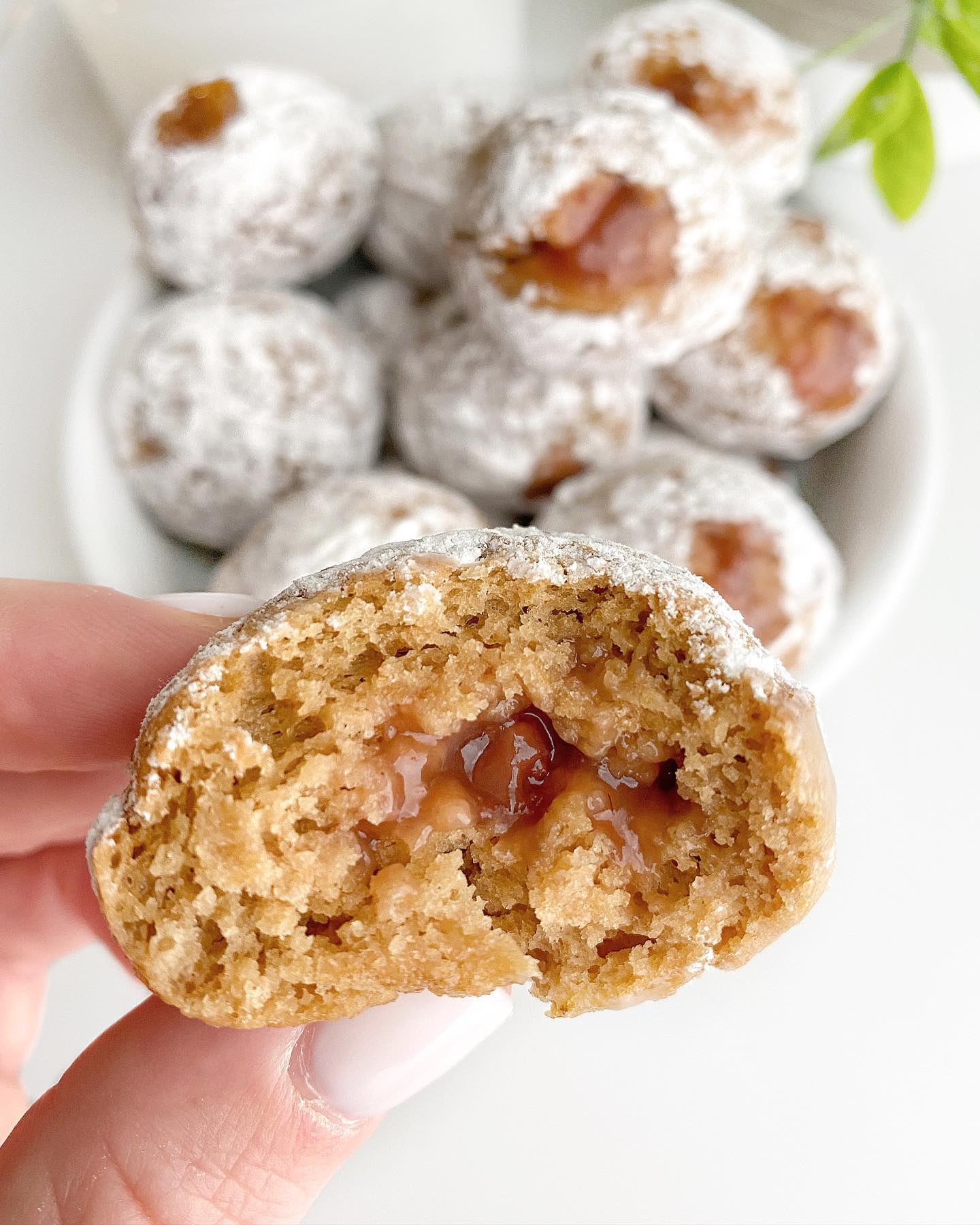 Gluten-Free Strawberry Banana Jelly Donut Holes