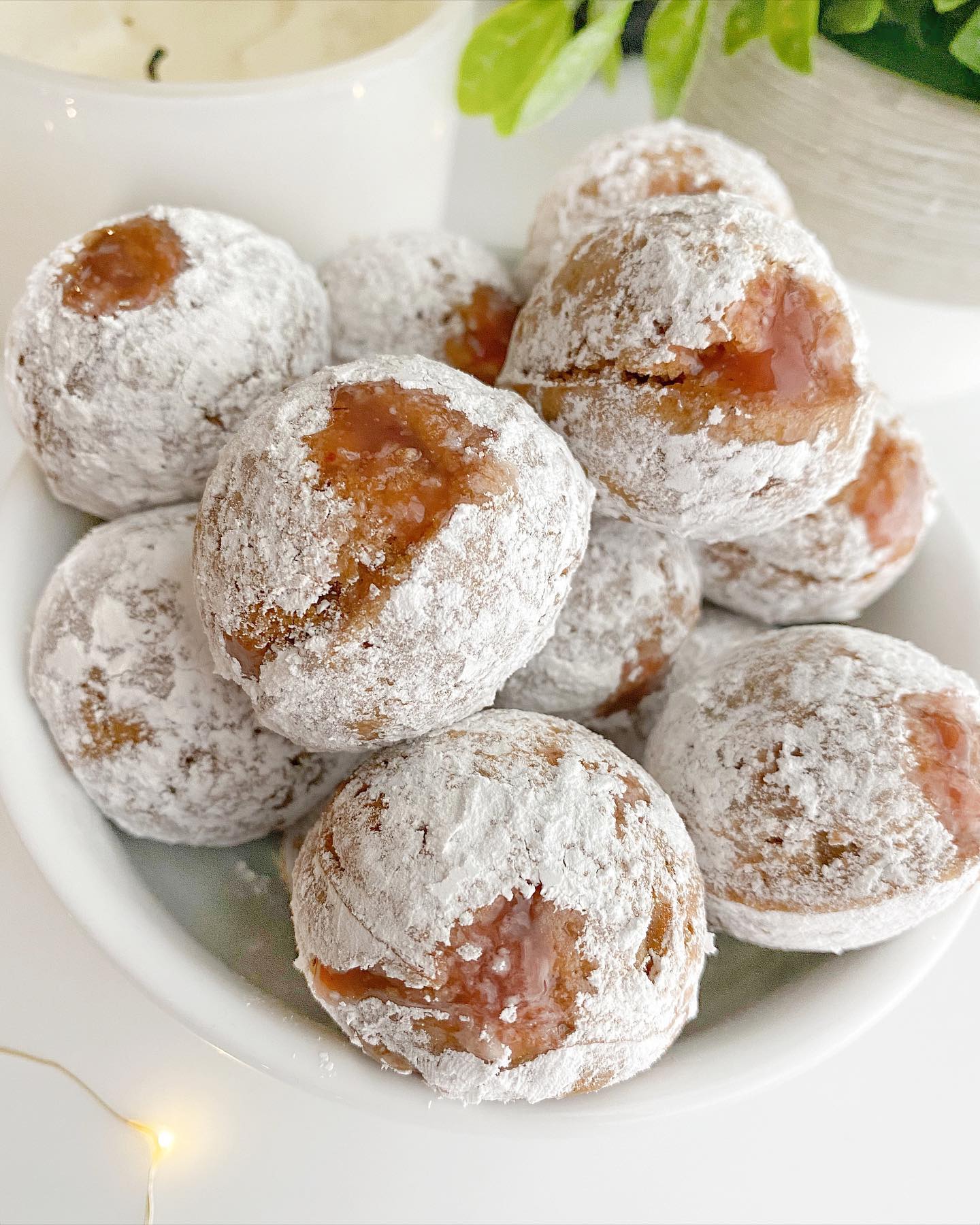 Gluten-Free Strawberry Banana Jelly Donut Holes