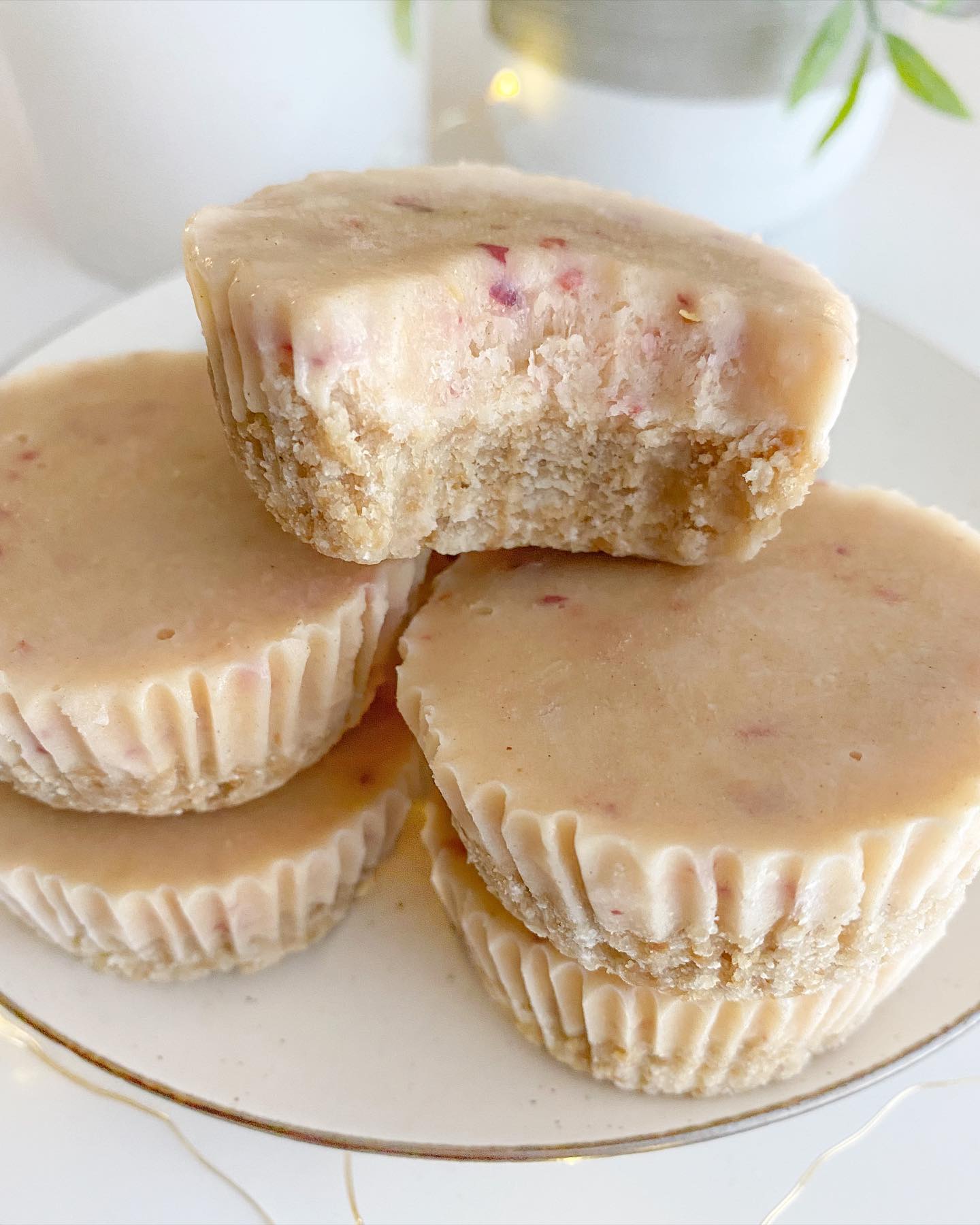 Peach Ice-Cream Bites