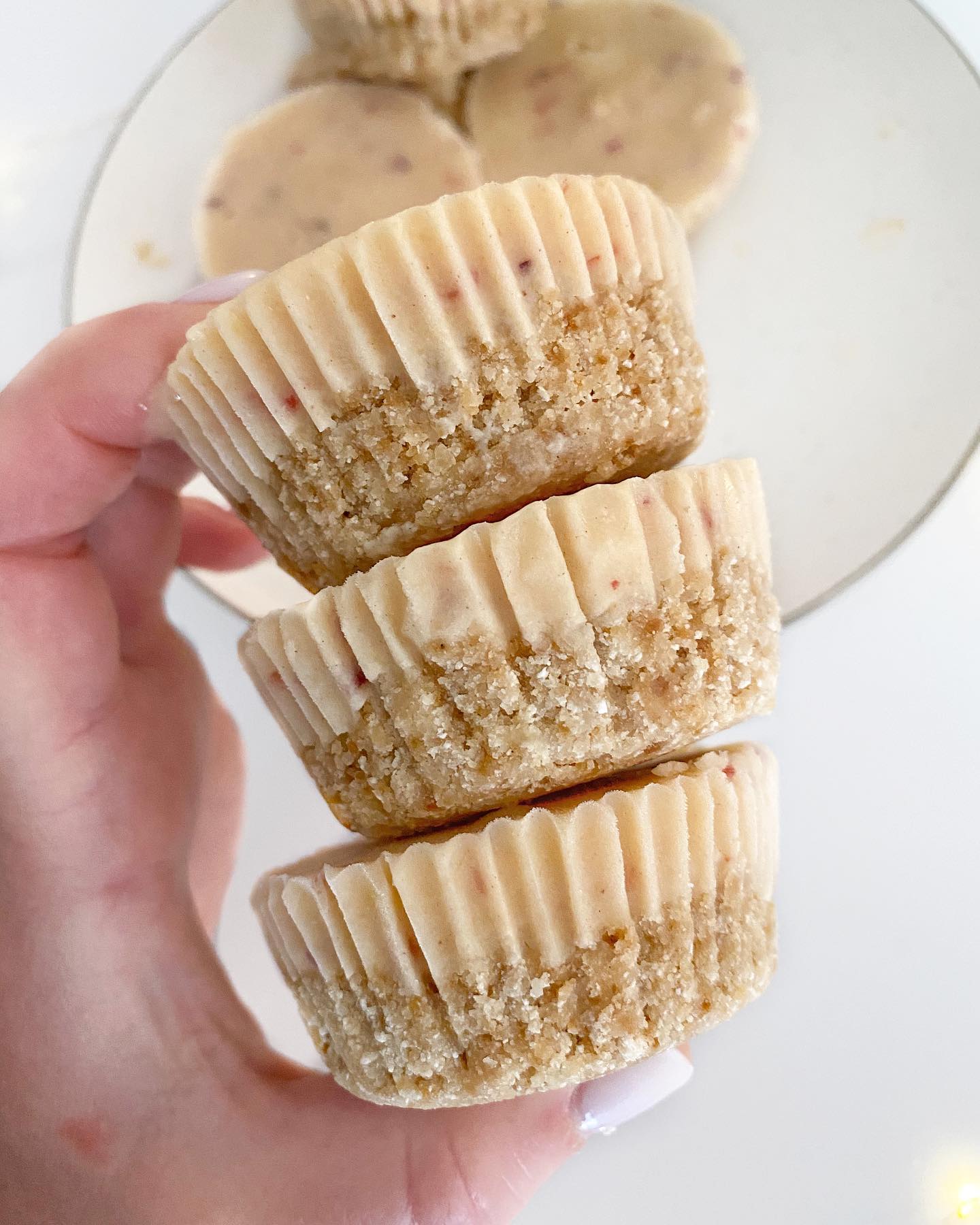 Peach Ice-Cream Bites