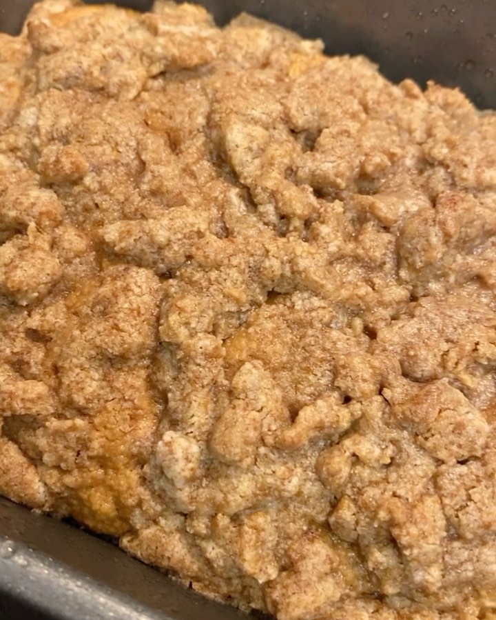 Coffee Cake Banana Bread with Crumb Topping
