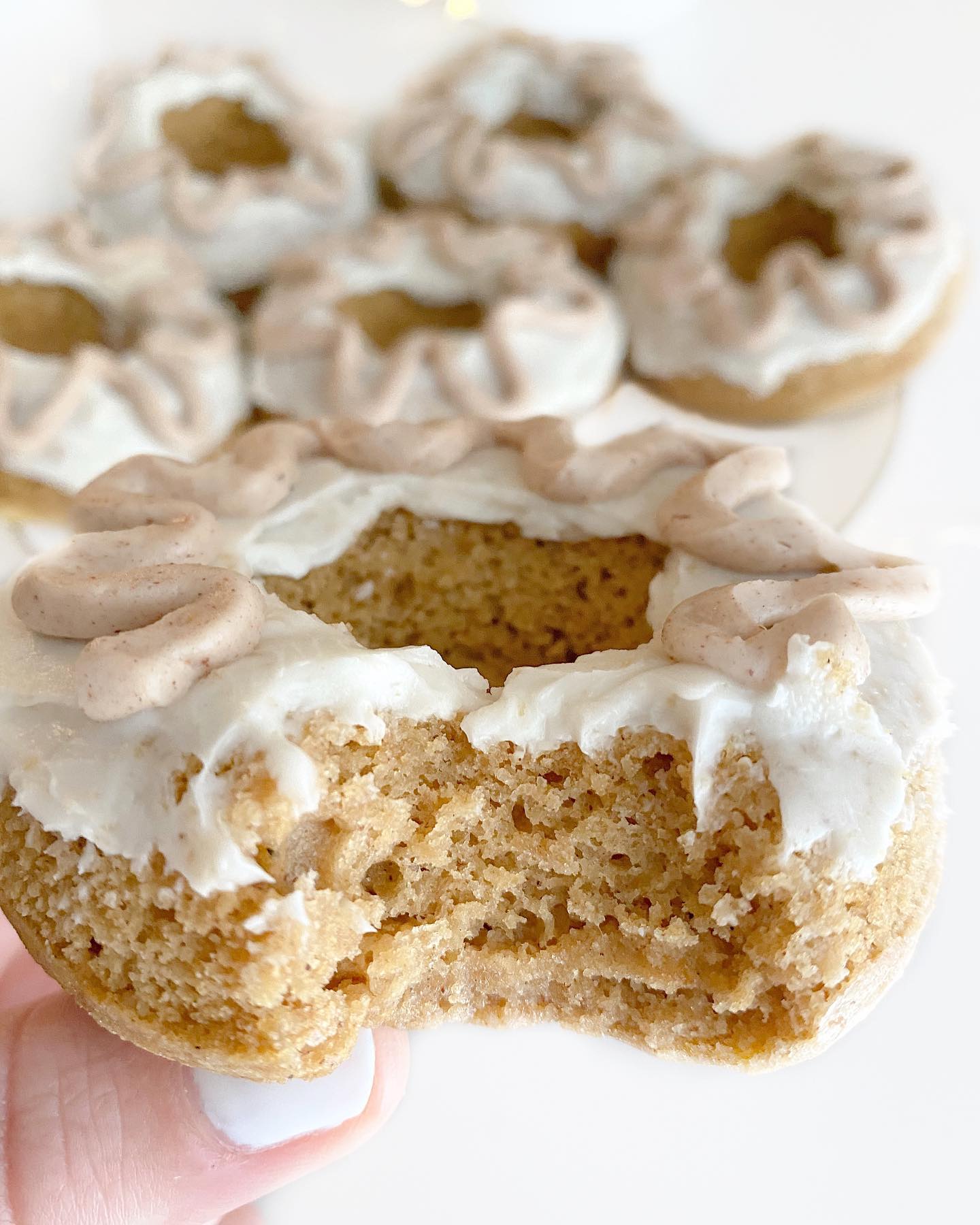 7 Ingredient Baked Cinnamon Swirl Donuts