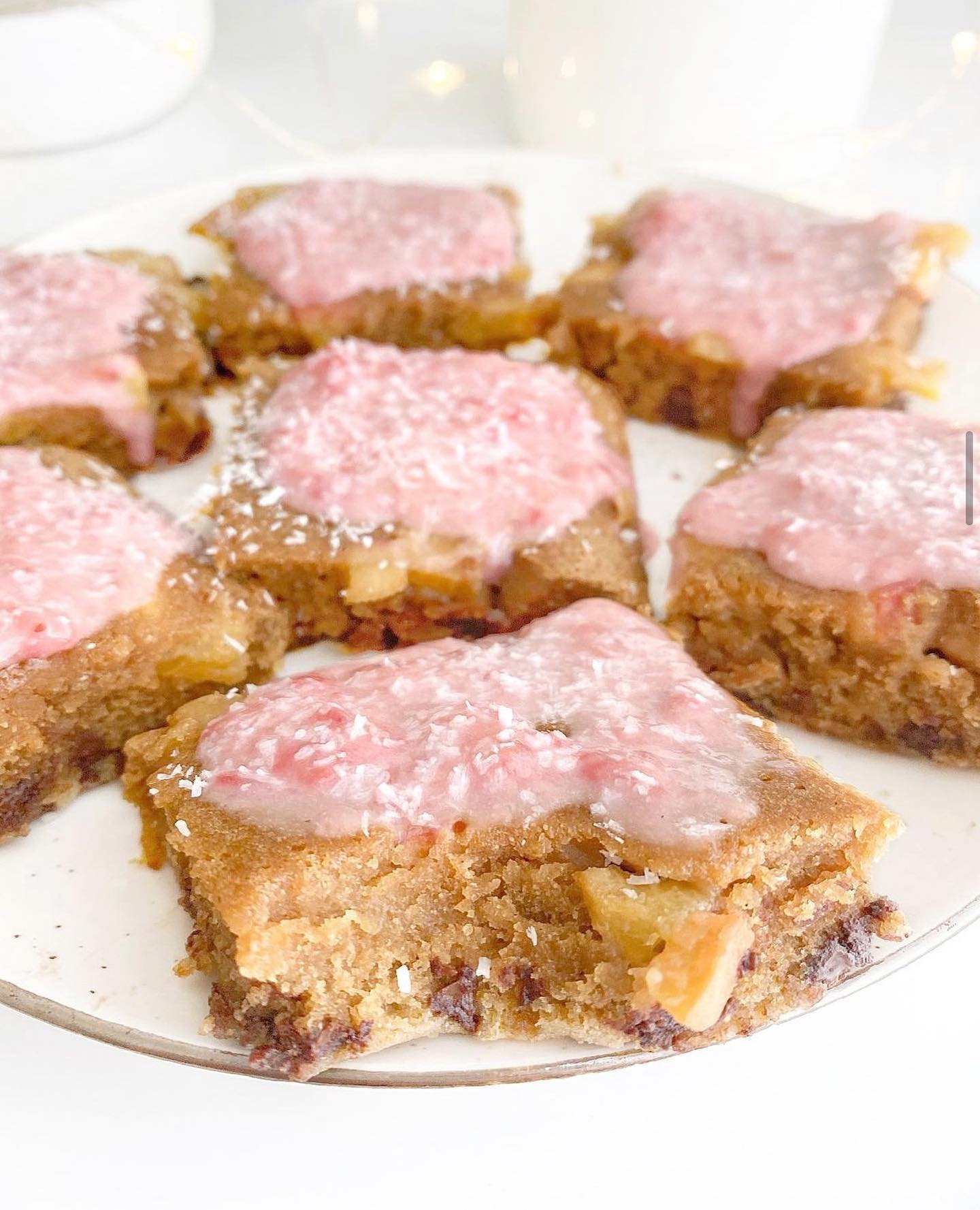 Summer Strawberry Peach Bars