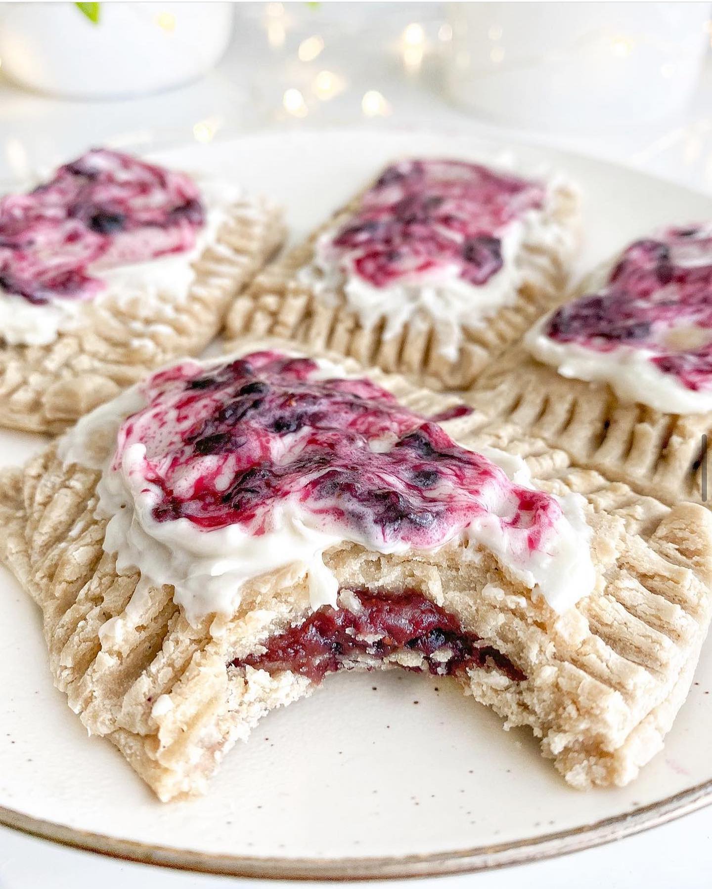 Homemade Lemon Blueberry Pop-Tarts