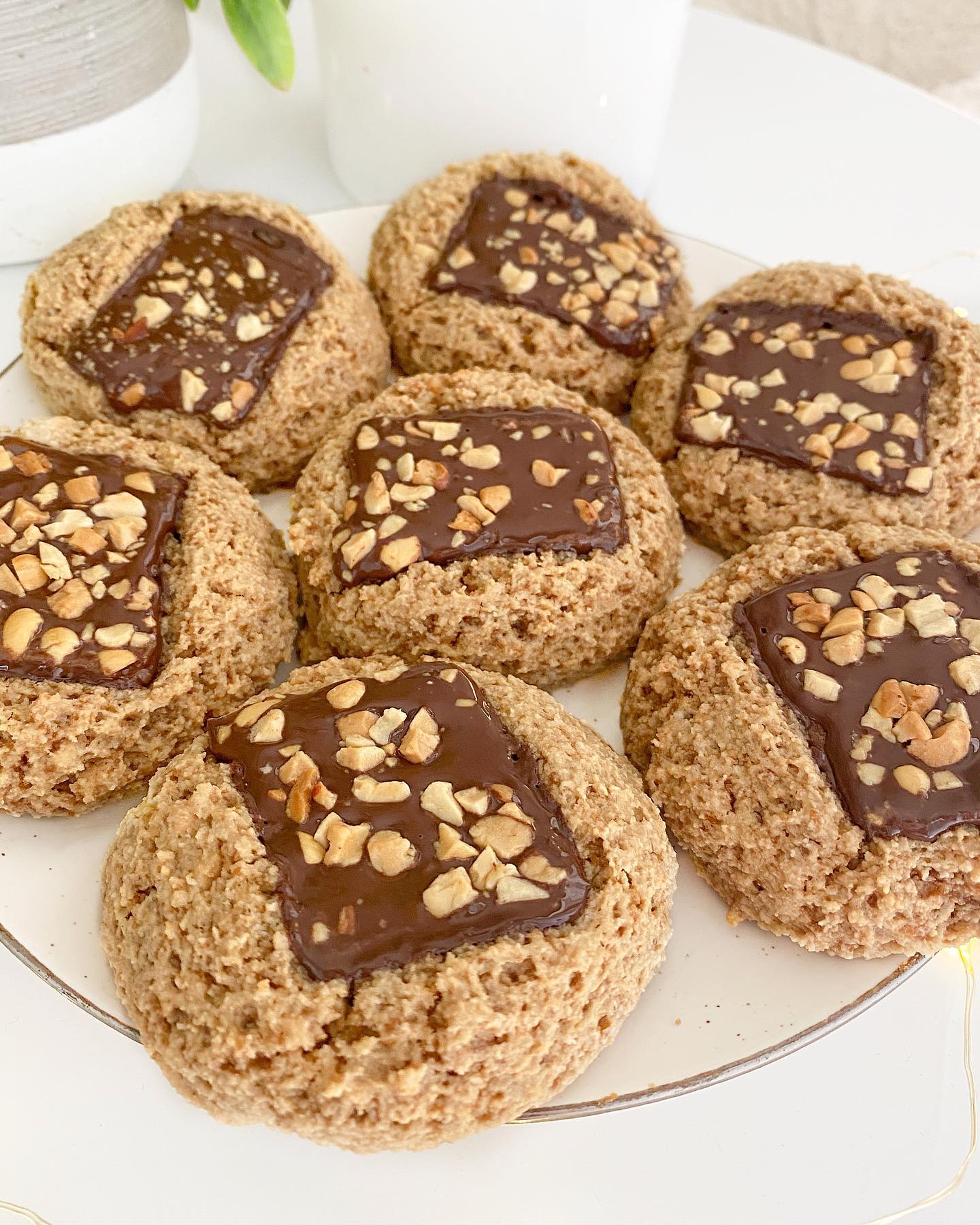 Peanut Butter Chocolate Bites Almond Flour Cookies
