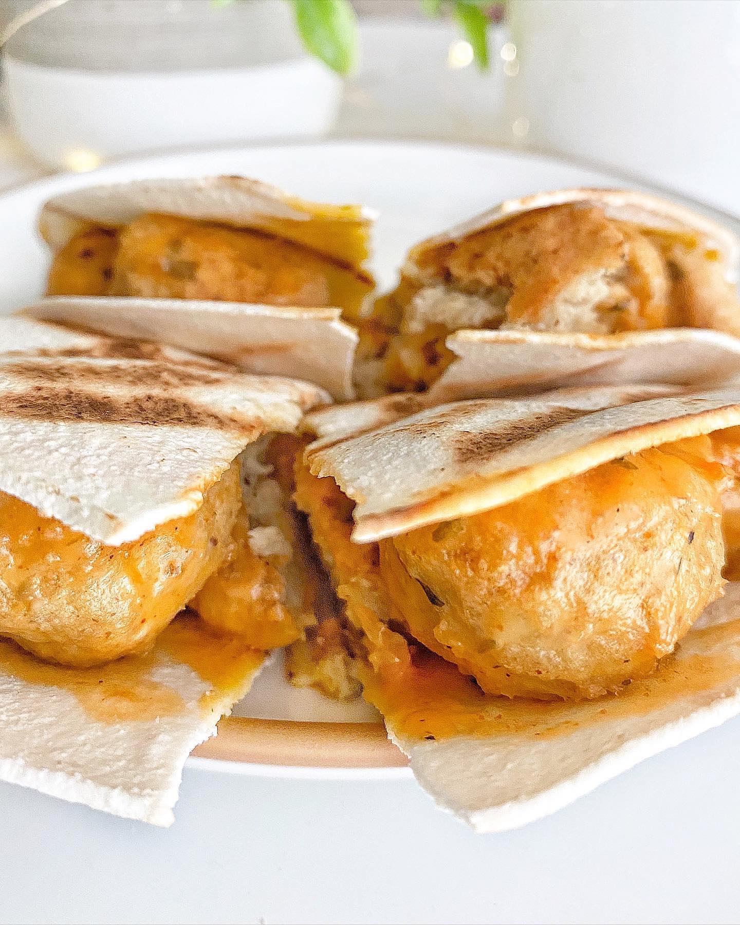 Buffalo Ranch Chicken Meatball "Sandwich" Bites