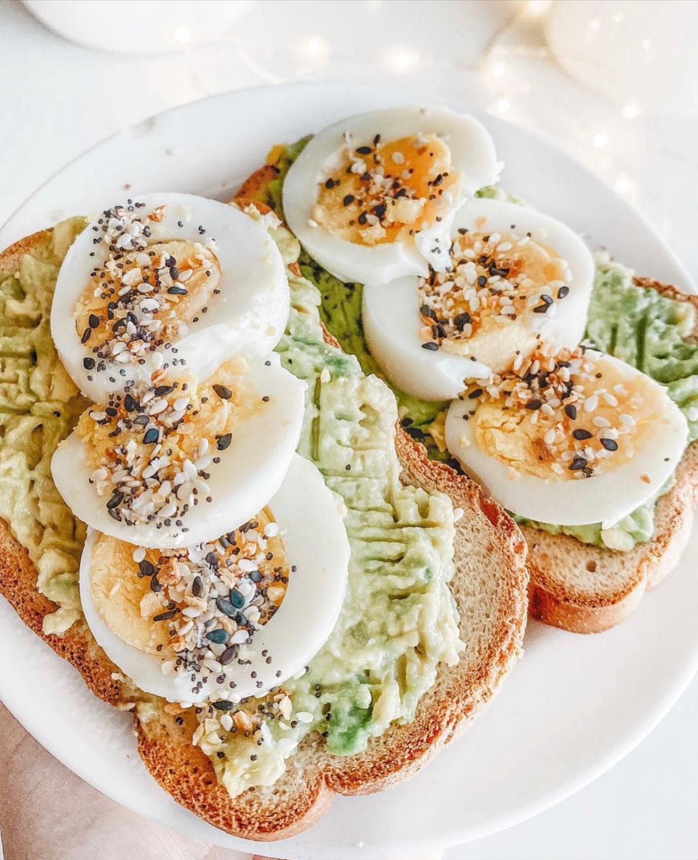 Avocado and Hard-Boiled Egg Toast