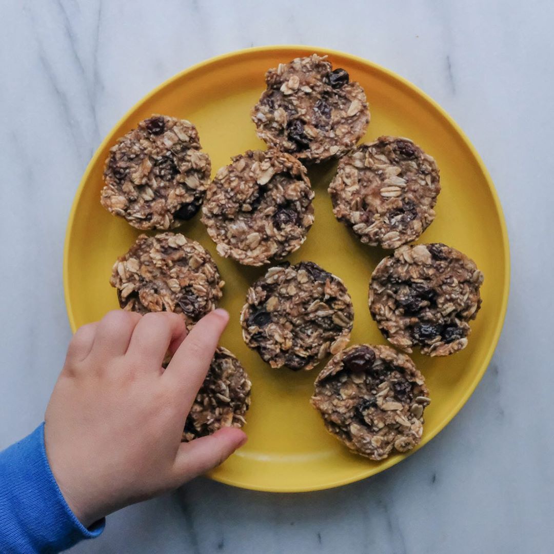 Oatmeal Raisin Mini Muffins