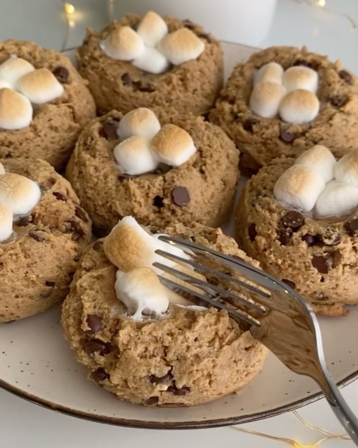 Cashew Butter S'mores Cookies