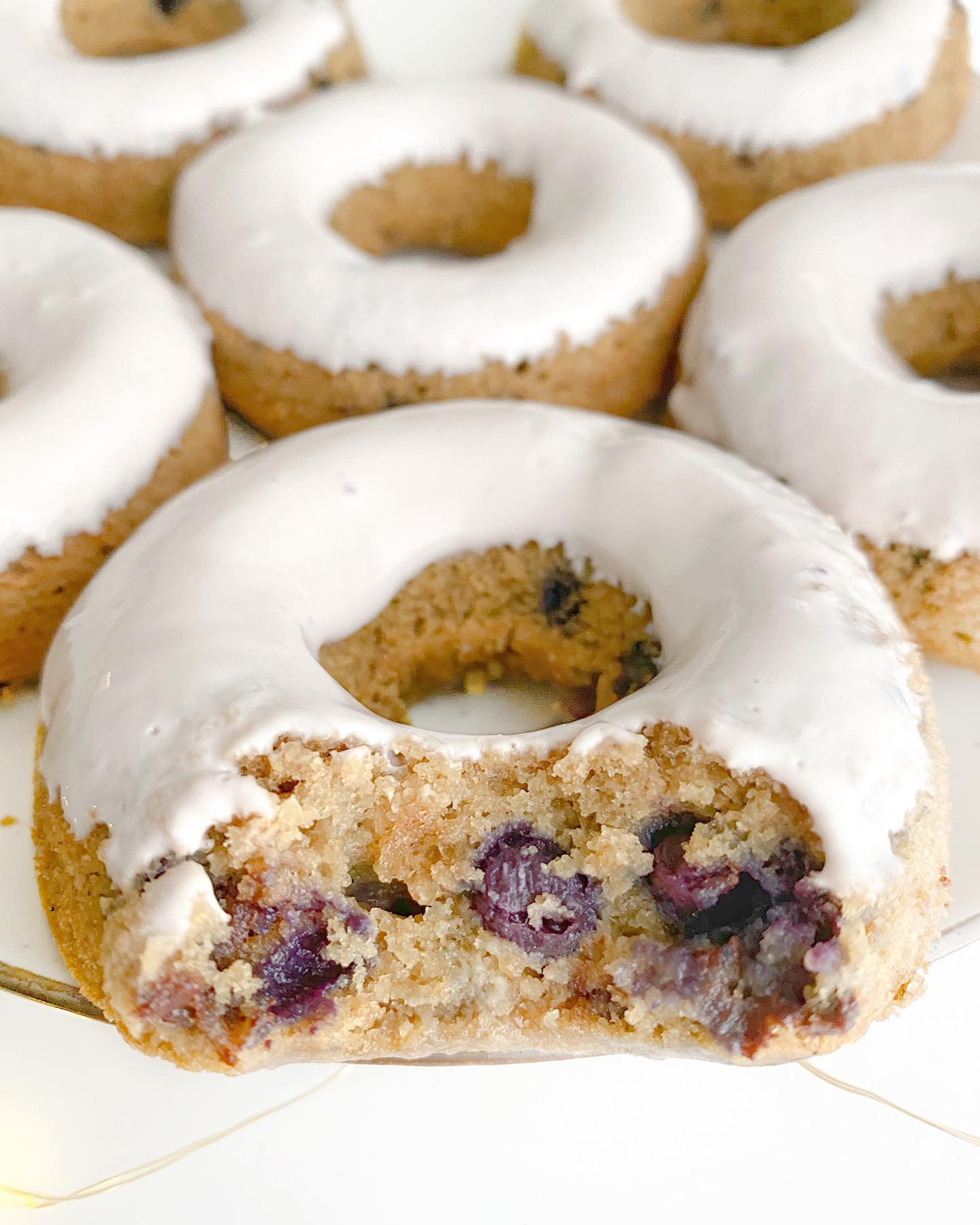 Blueberry Chocolate Chip Donuts
