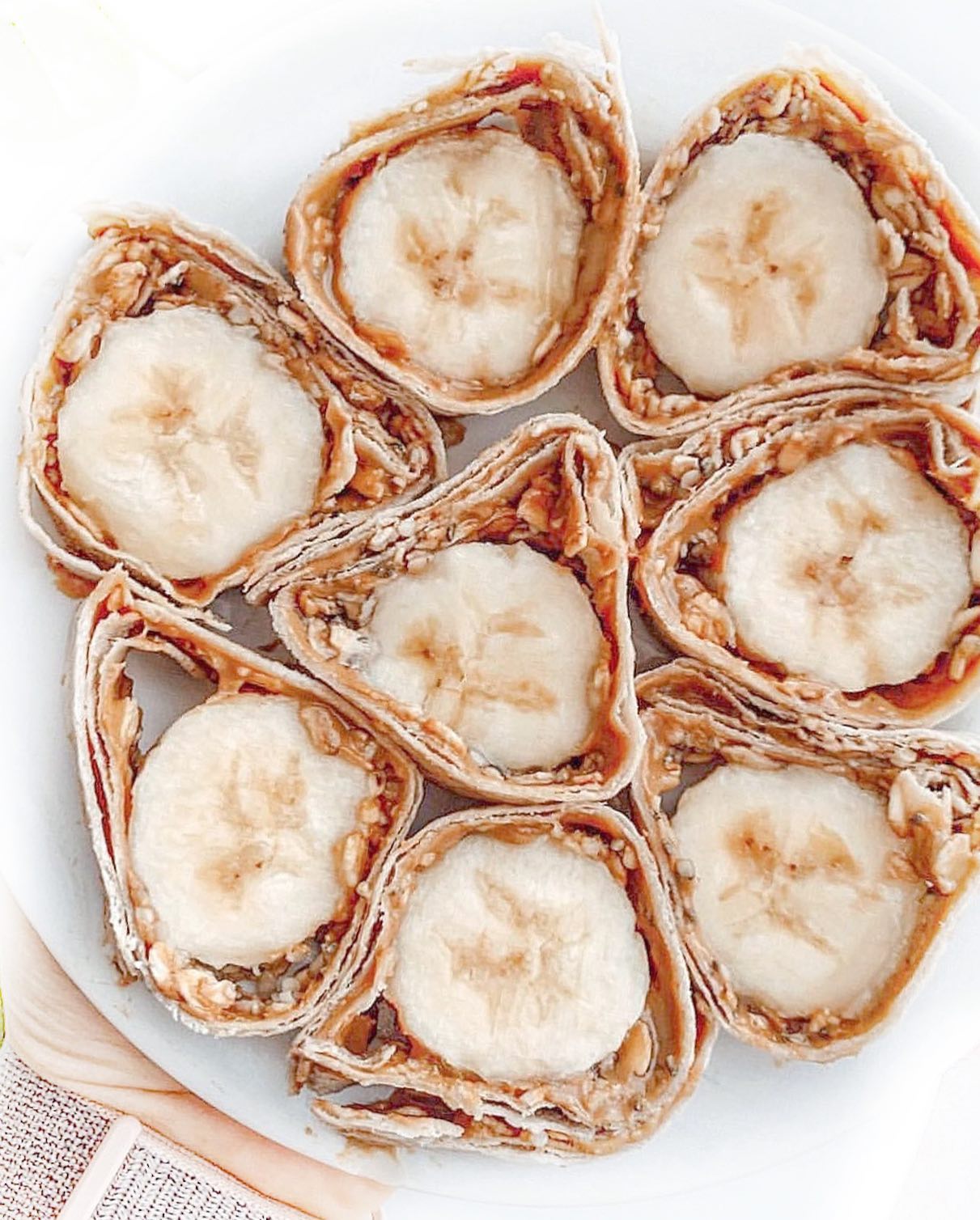 Banana Sushi Roll Snack