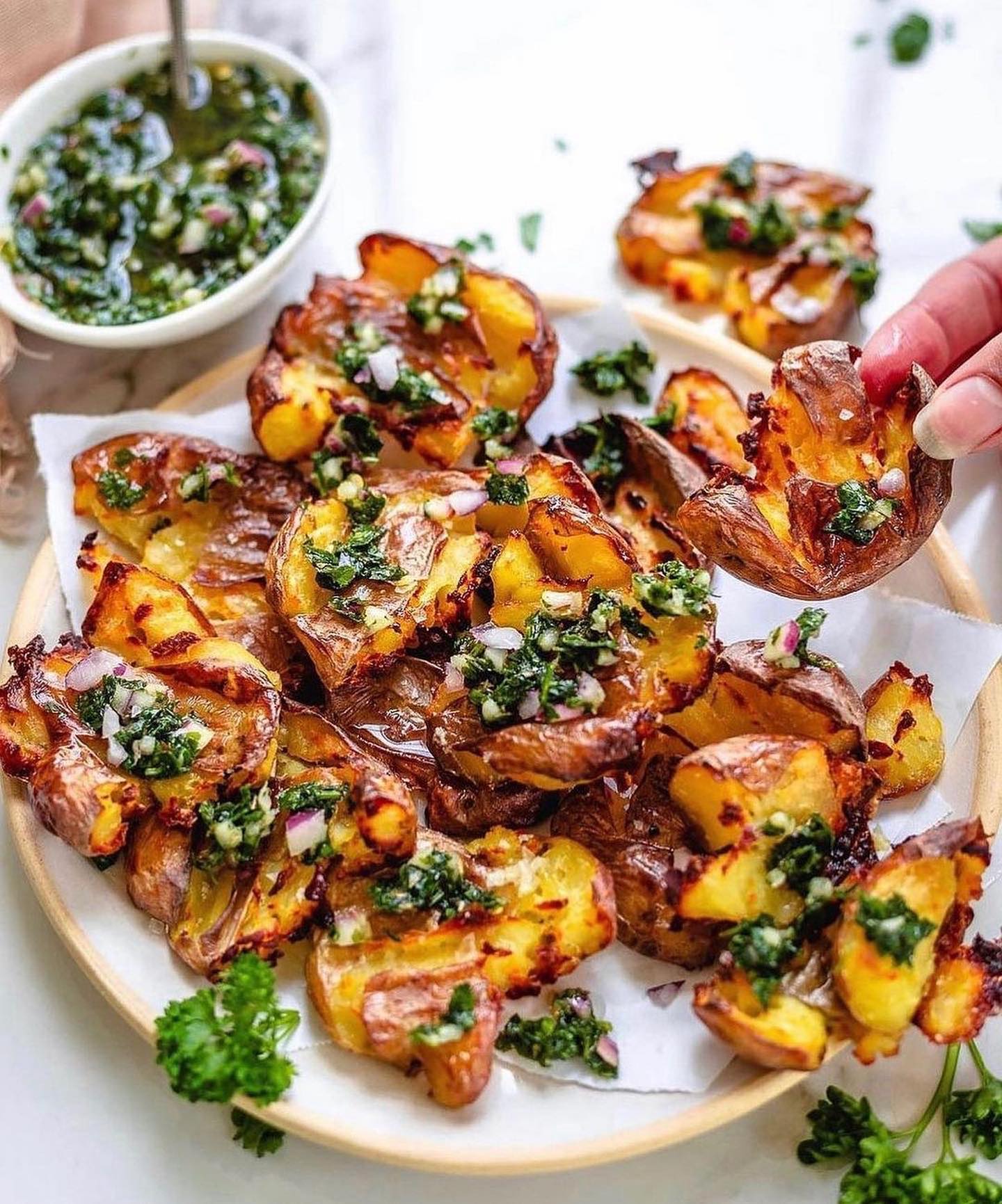 Crispy Smashed Potatoes