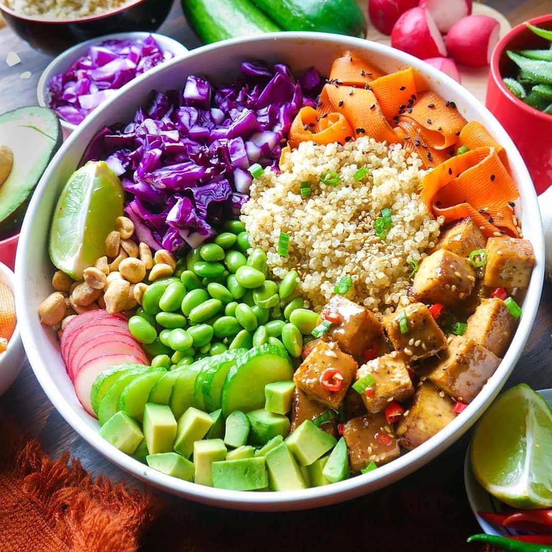 Vegan Poke Bowl with Smoked Carrot Salmon