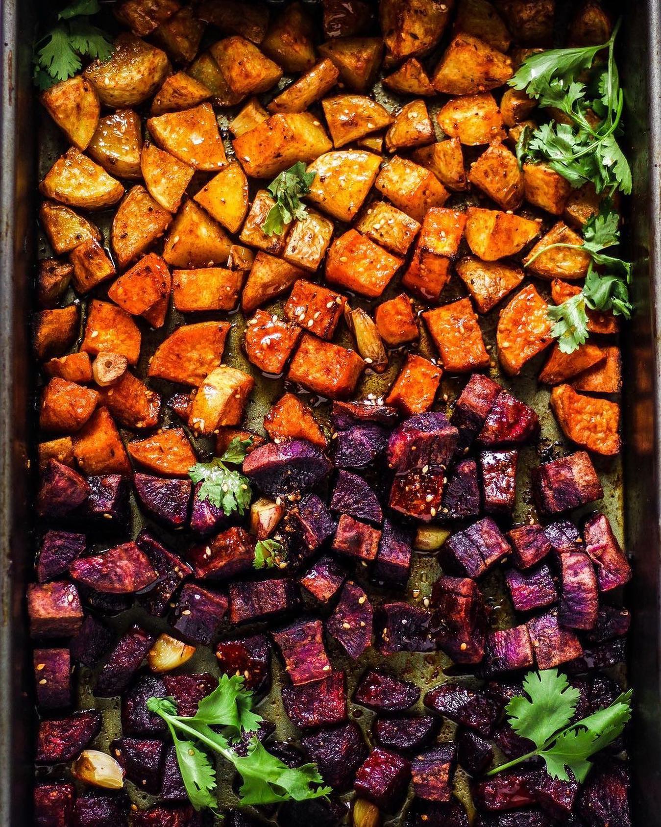 Colorful Roasted Veggies with Spices