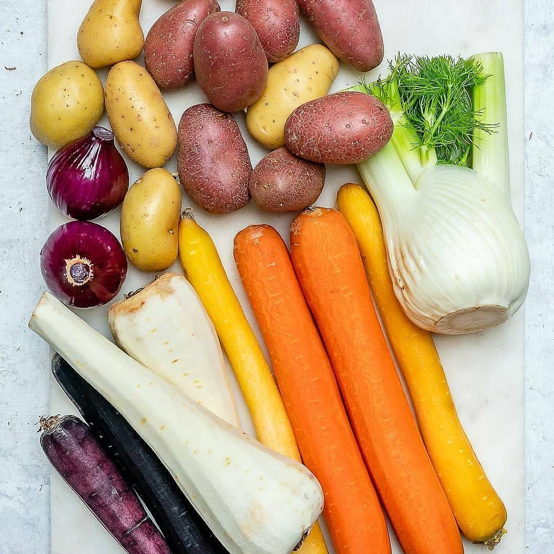 Rosemary Roasted Root Vegetables