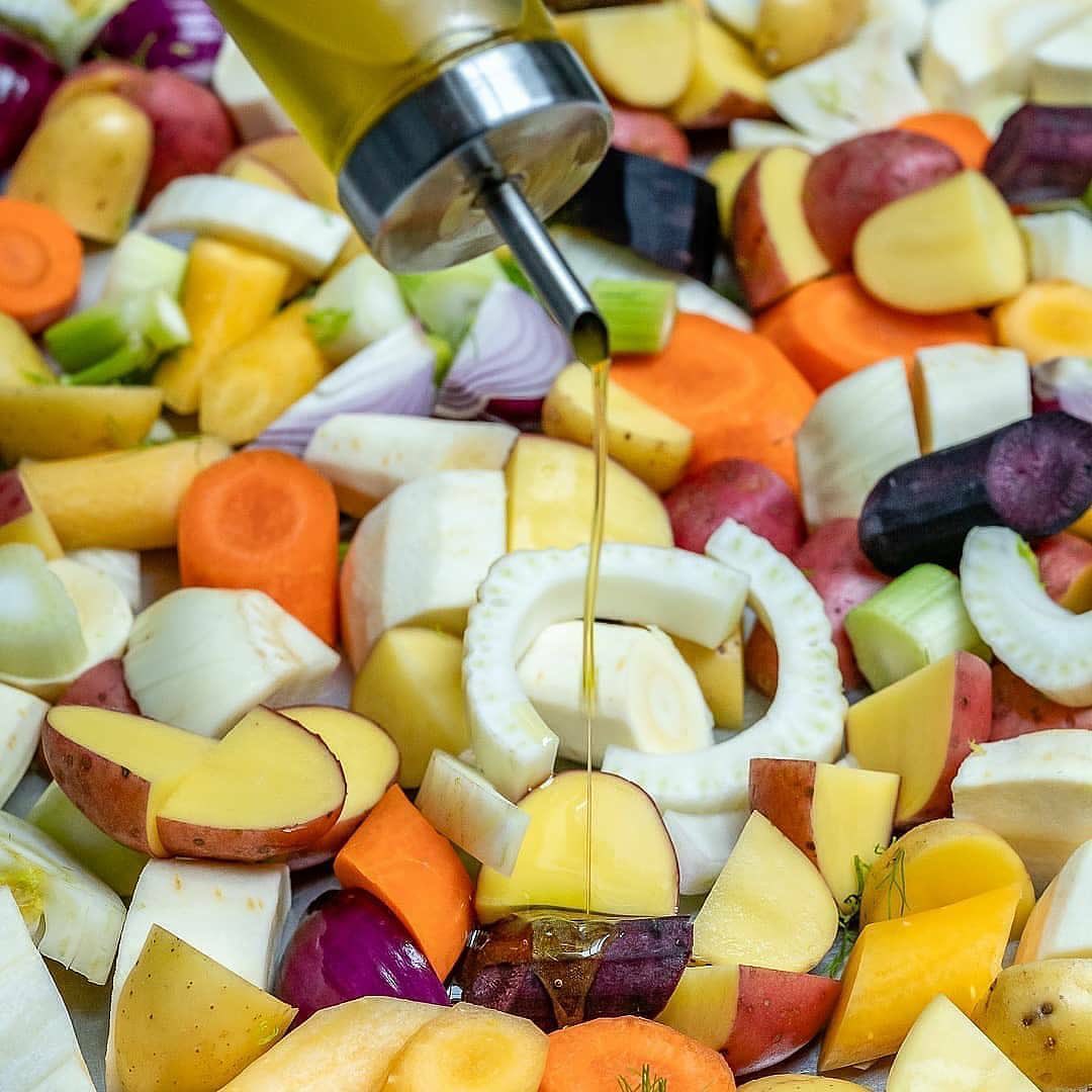 Rosemary Roasted Root Vegetables