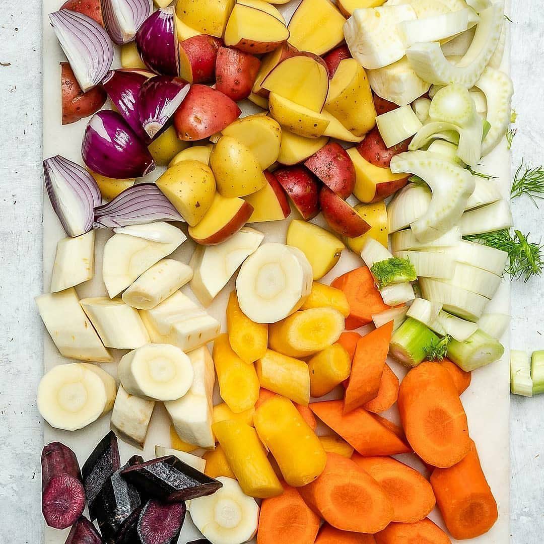 Rosemary Roasted Root Vegetables
