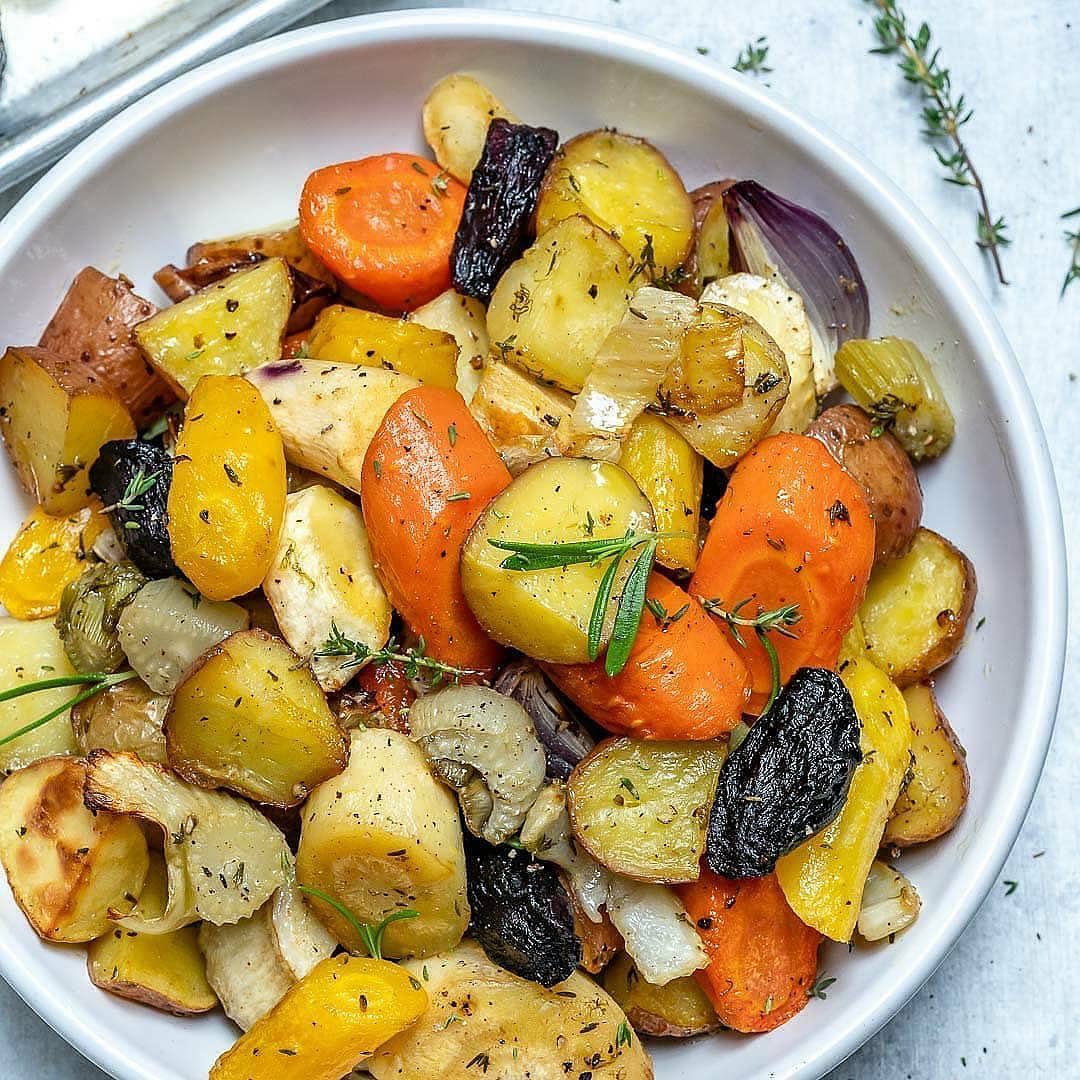 Rosemary Roasted Root Vegetables