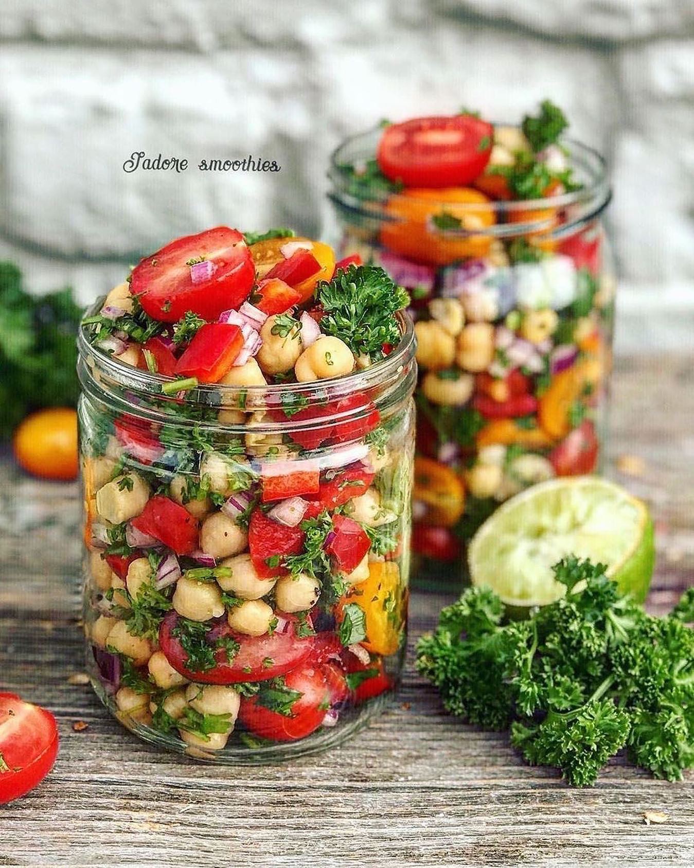 Crunchy Chickpea Salad with Fresh Veggies