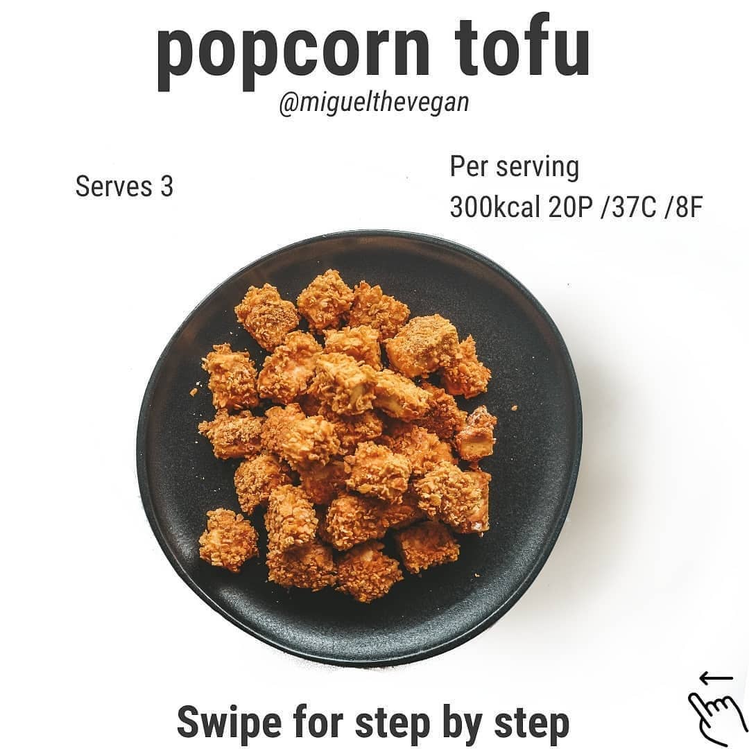 Easy Vegan Popcorn Tofu