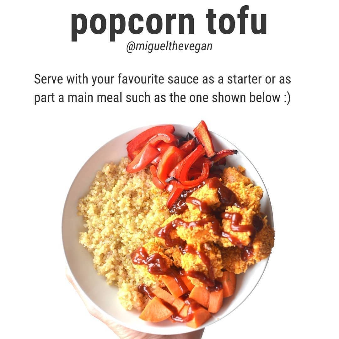 Easy Vegan Popcorn Tofu