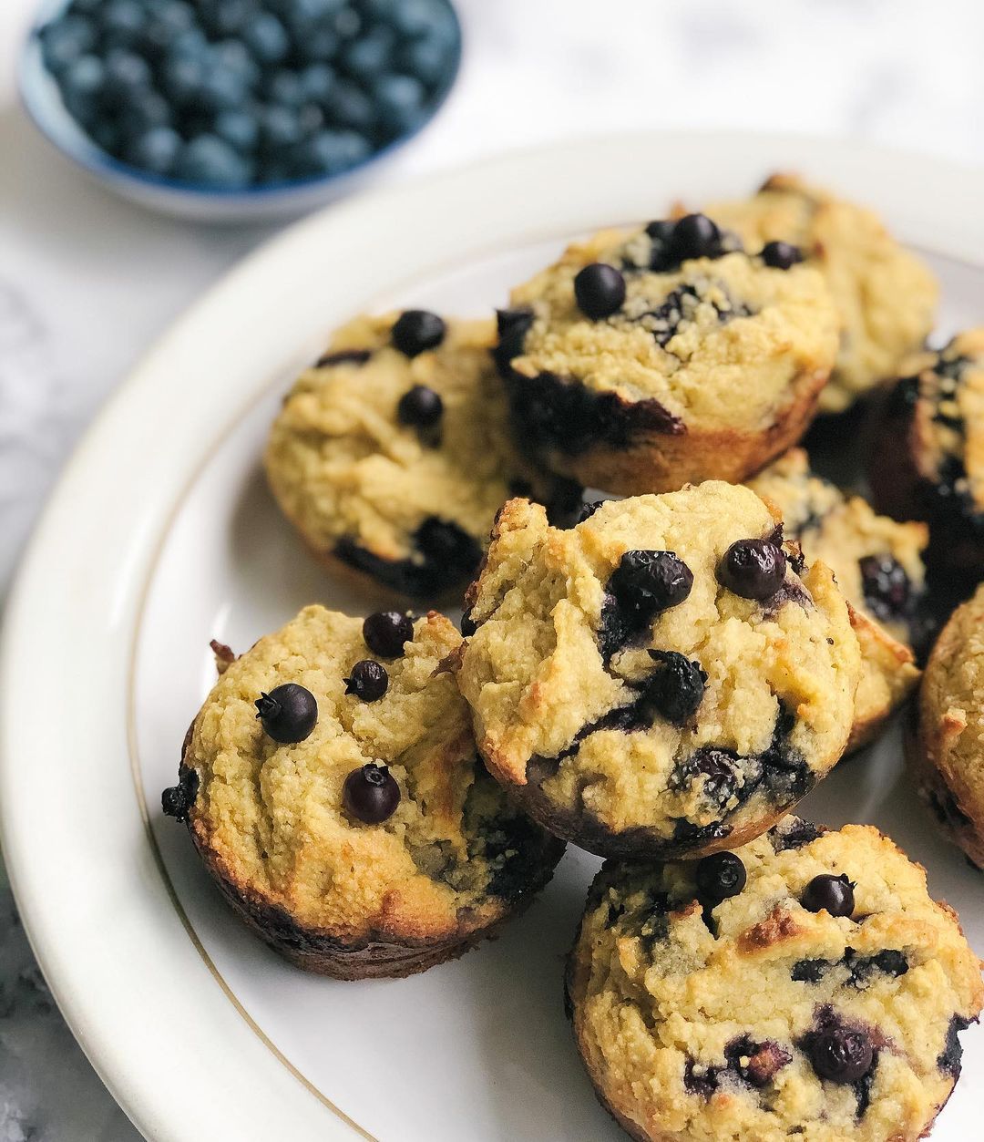 Paleo Wild B L U E B E R R Y Muffins